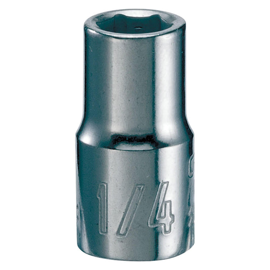CRAFTSMAN Shallow Socket, SAE, 1/4-Inch Drive, 1/4-Inch, 6-Point (CMMT43493)