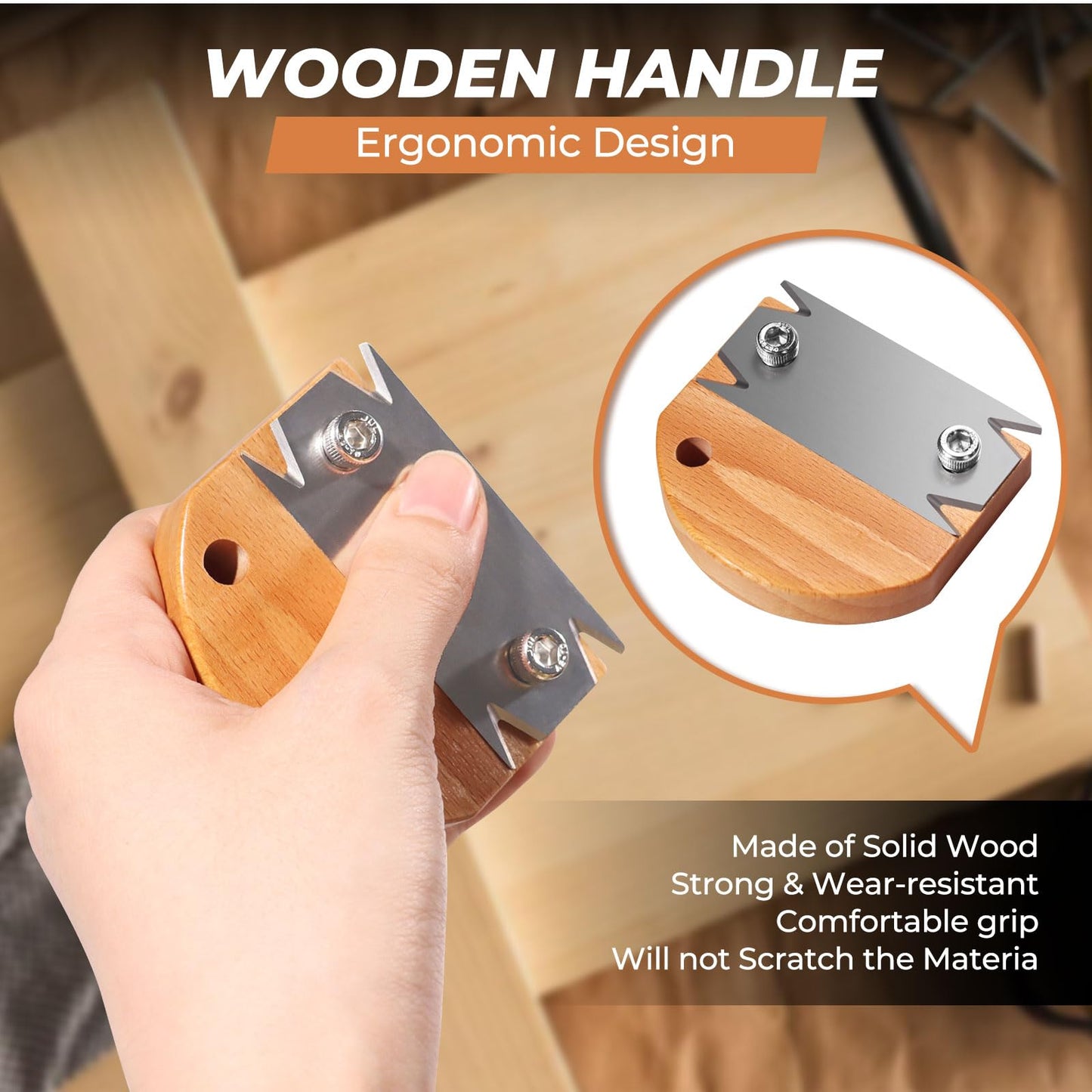 Edge Banding Trimmer & Planer - 2PCS Replacement Blades, Deburring, Chamfering & Trimming