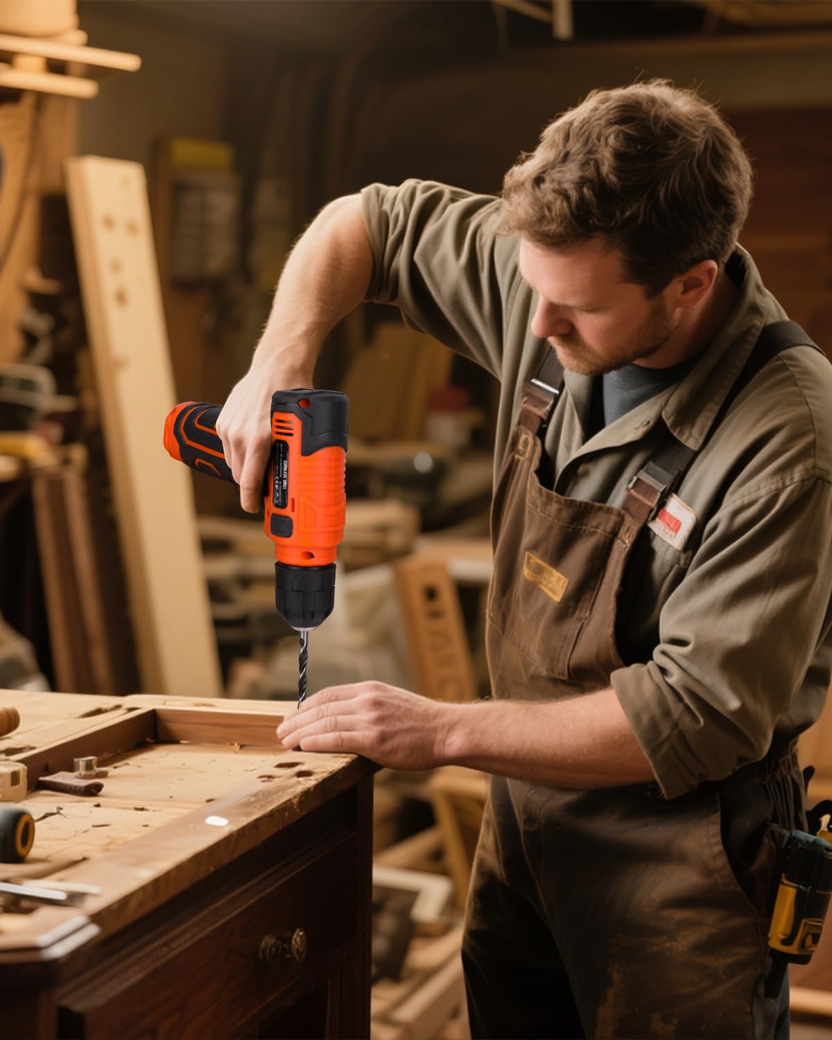 139-Piece Tool Set with 8V Cordless Drill Driver, Toolbox Storage Case, DIY & Home Repair Handyman Kit