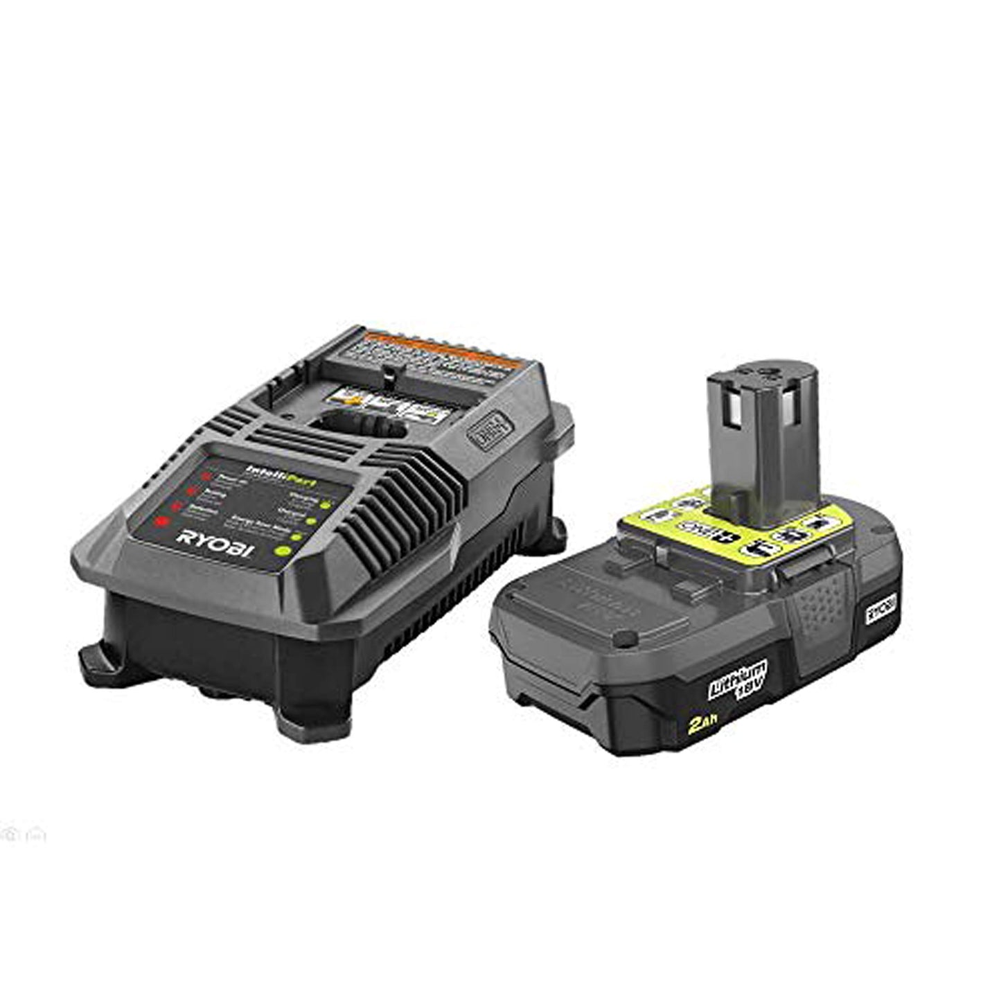 RYOBI P317-P163 18-Volt ONE+ Cordless Compression Drive 3/8 in. Crown Stapler Kit with 2.0 Ah Battery and Charger