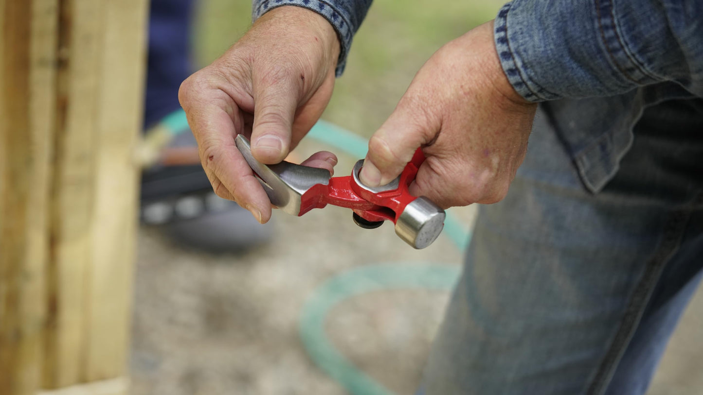 Crescent 18 oz. Steel Indexing Claw Hammer with Cushion Grip Handle - CINDEX18 , Black