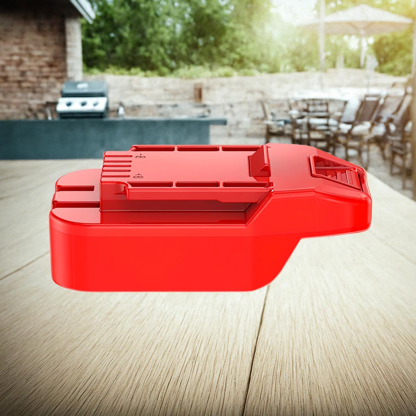 Adapter Upgrade for Bauer 20v Tools - Used for DeWalt 20v MAX Slider Li-Ion Batteries Installation and Power Supply - 1 Adapter Only