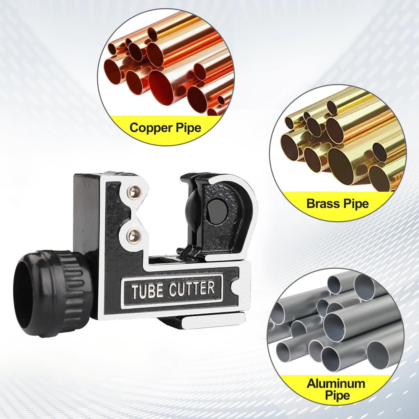 Spurtar Mini Pipe Cutter 3-28mm (1/8–1-1/8") for Copper, Brass, Aluminum Tubes – Plumbing, HVAC, Automotive & DIY Projects