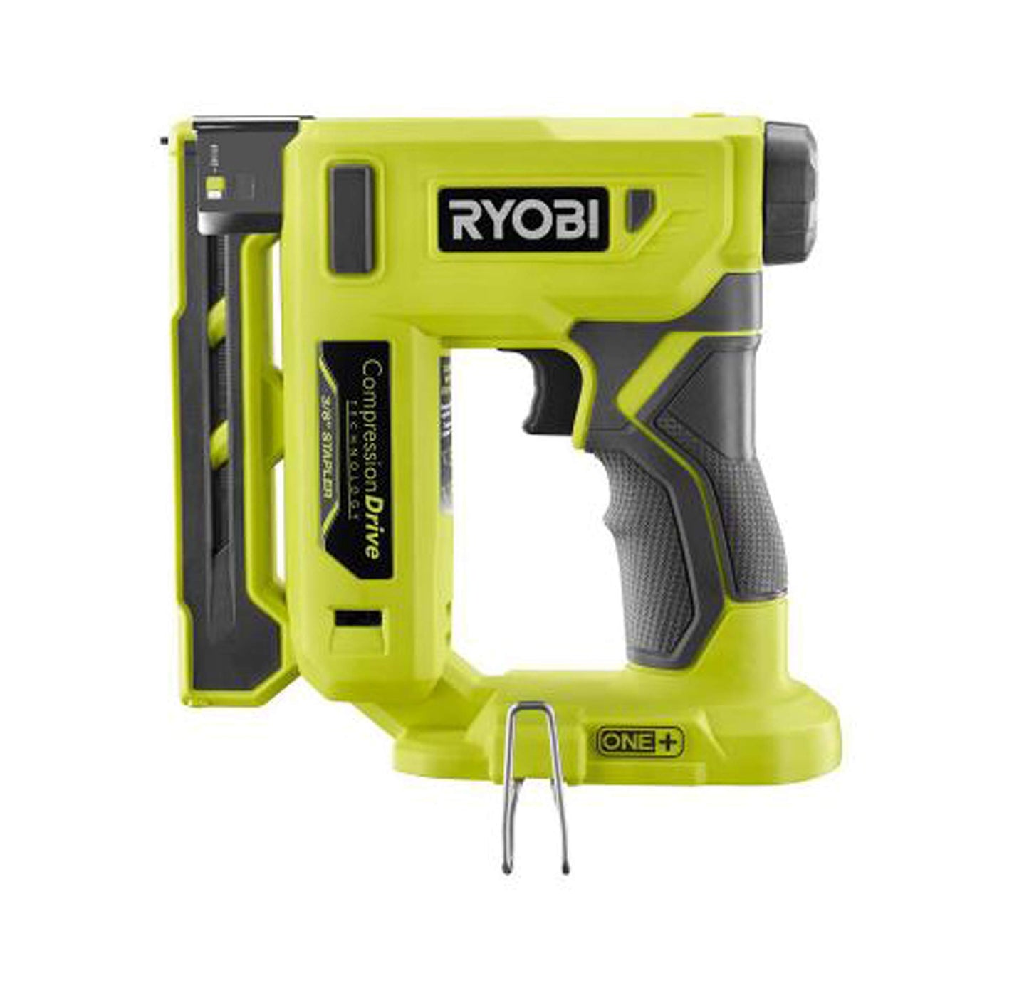 RYOBI P317-P163 18-Volt ONE+ Cordless Compression Drive 3/8 in. Crown Stapler Kit with 2.0 Ah Battery and Charger