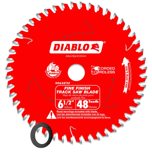 Diablo Ultra Finish Saw Blade for Wood - 6-1/2" x 60-Teeth, TiCo Carbide - D0660A