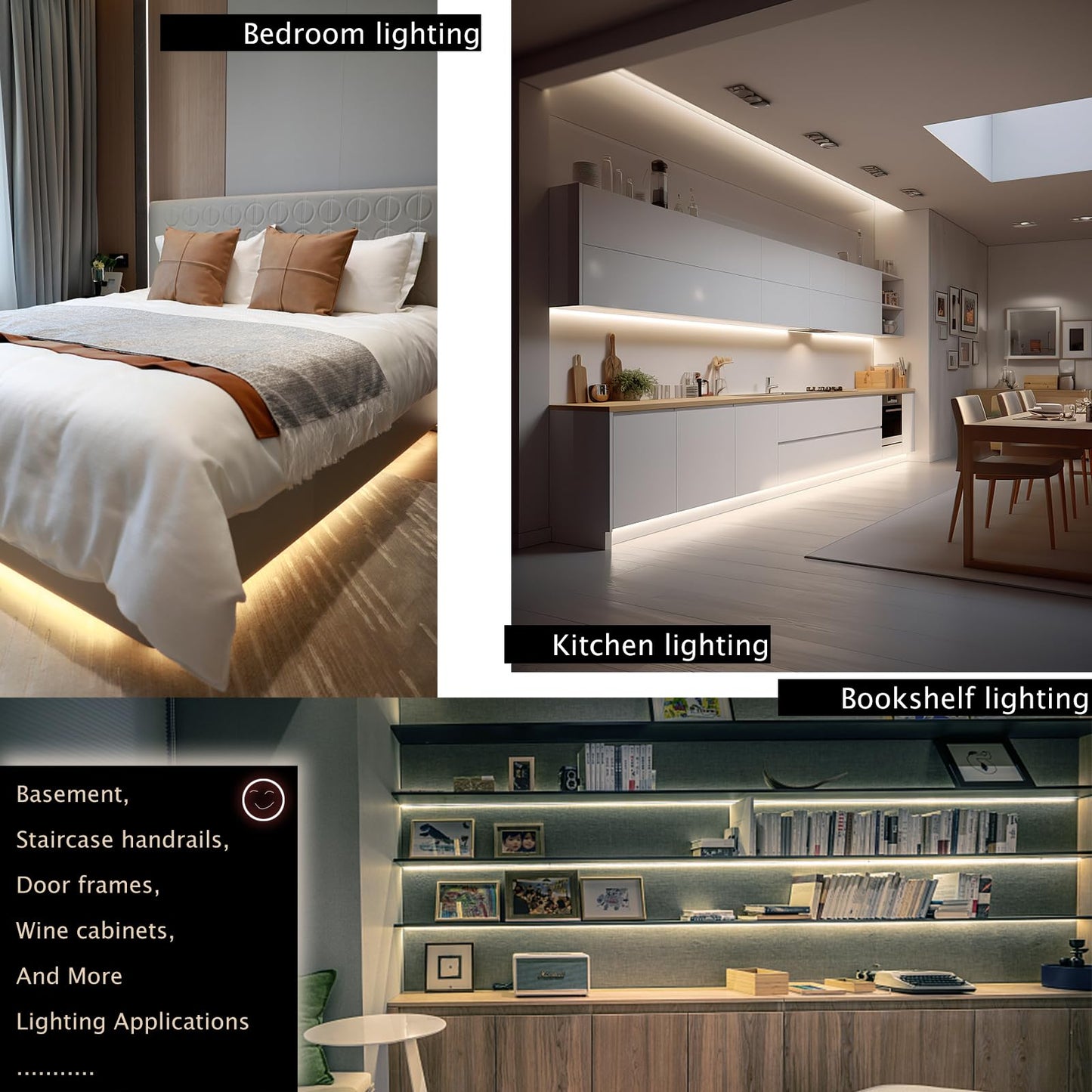 Blikshin LED Vanity Mirror Lights – Hollywood Style, 10FT Dimmable 6000K, Self-Adhesive Strip with 12V Adapter for Makeup & Bathroom