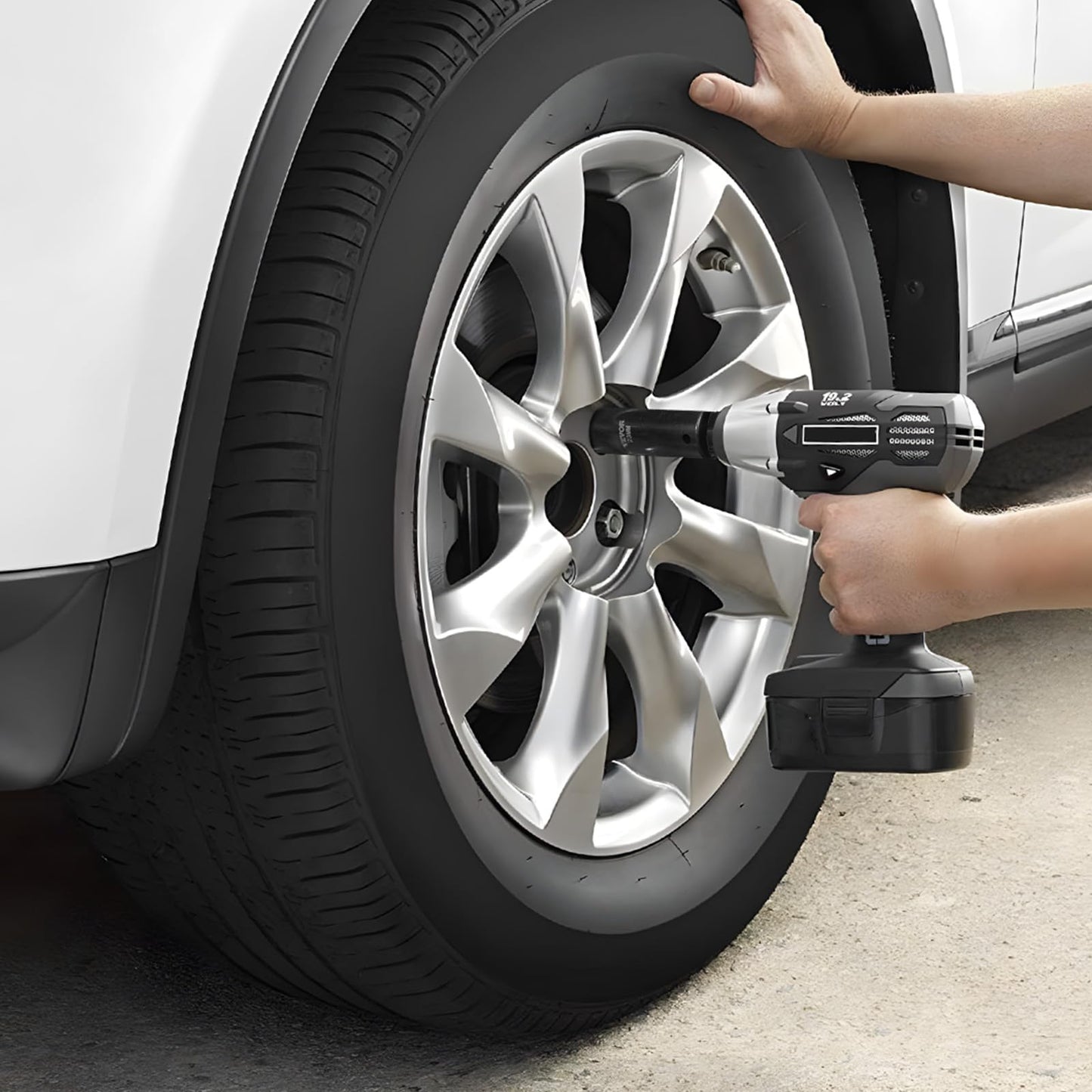 VEVOR 48-Piece 3/8" Drive Impact Socket Set, SAE & Metric, Deep & Shallow, 6-Point, CR-V with Extension, Universal Joint & Reducer