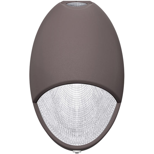 LED Emergency Wall Pack Light with Battery Backup, Photocell Sensor, Waterproof Self-Test, Commercial Exterior Aluminum, 120–277V UL 924 Wet Location (1 Pack)