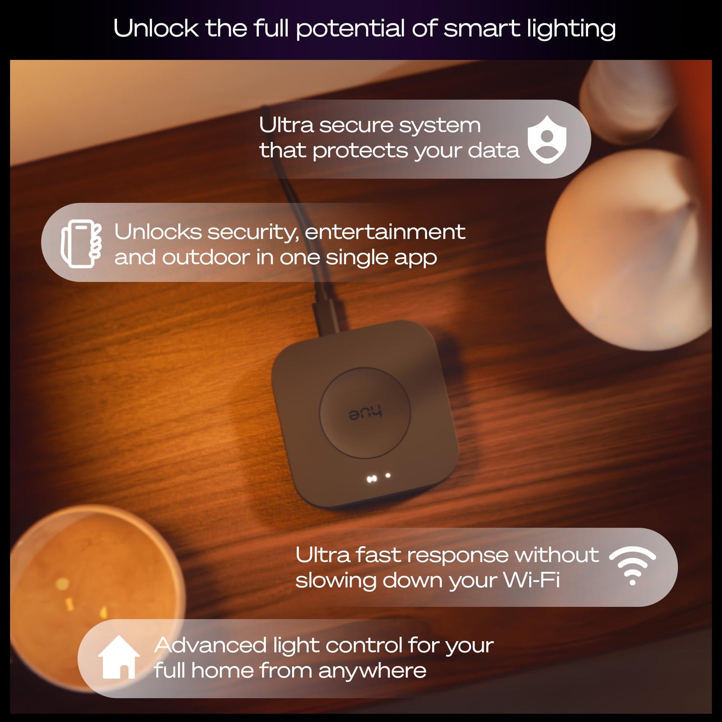 Philips Hue Starter Kit: Bridge Pro & 4 Retrofit Recessed Downlights 5/6-inch, White & Color Ambiance, Dimmable, Smart Light Hub,Works with Voice
