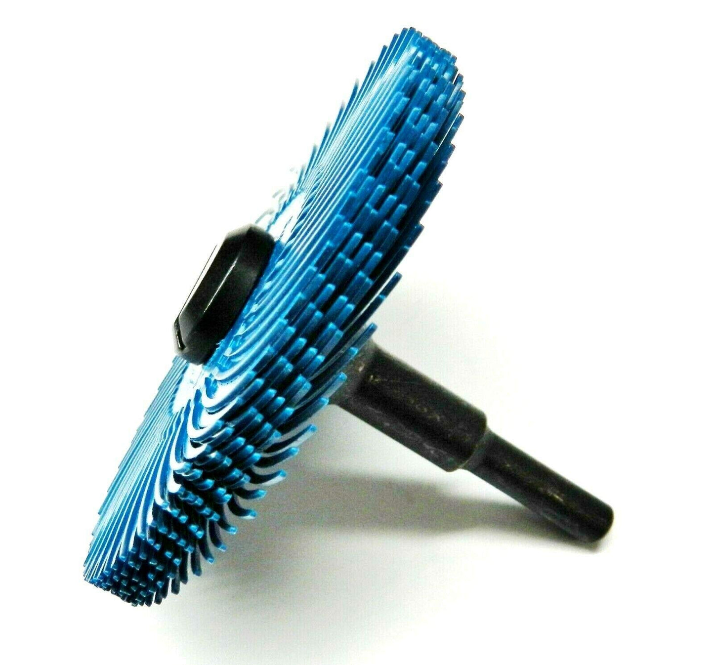 3M Radial Bristle Disc 3" 400 Grit Blue with 1/4" Mandrel 6 Brushes and Arbor Set by Jets