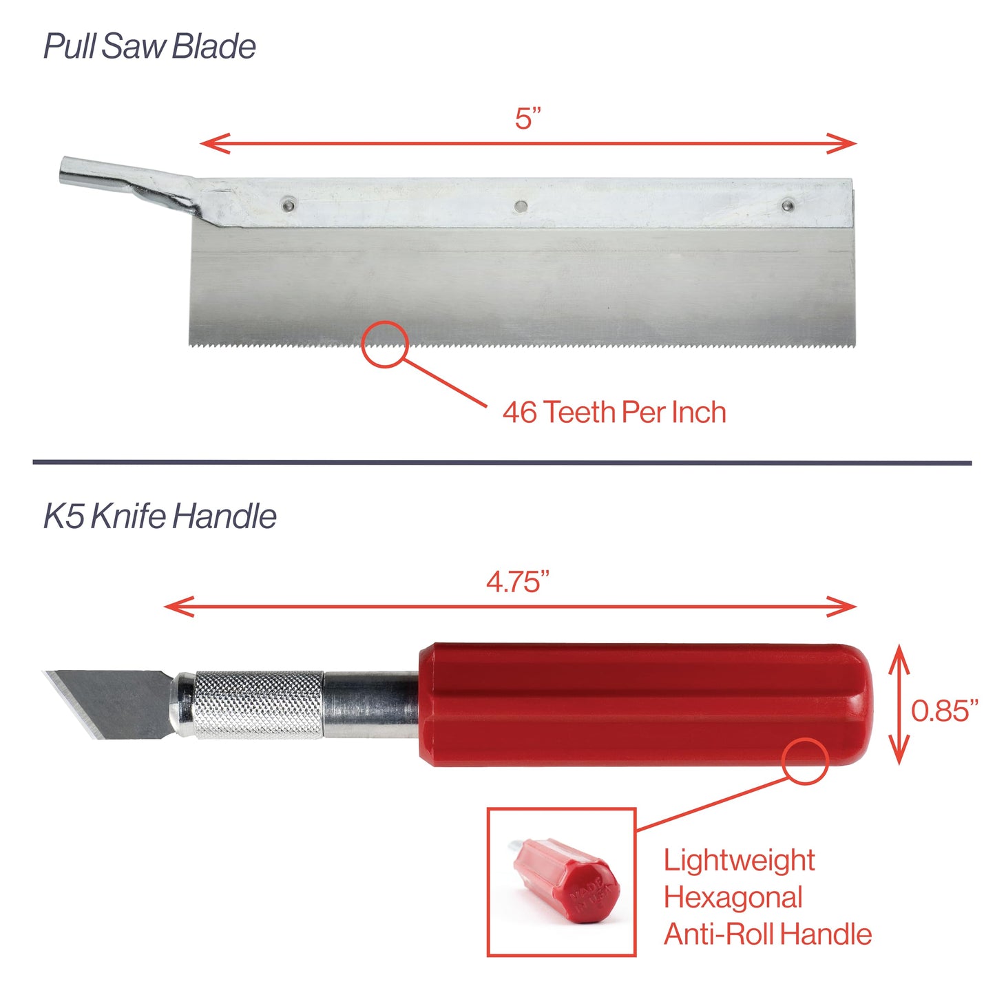 Excel Blades 6" Metal Mitre Box Set with K5 Handle & Razor Pull Saw – Aluminum/Steel, 45° & 90° Cuts for Wood, Plastic & Soft Metals, USA