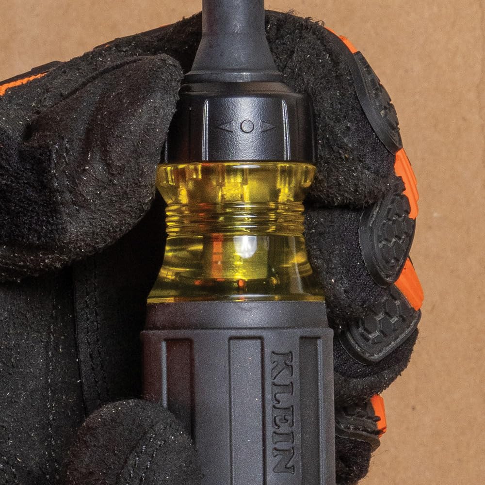 Klein Tools 32315HD 15-in-1 Multi-Bit Ratcheting Screwdriver, Impact-Rated, 7 Double-Ended ProFlex Torsion Zone Tips, 1/4-Inch Nut Driver, 8-Piece