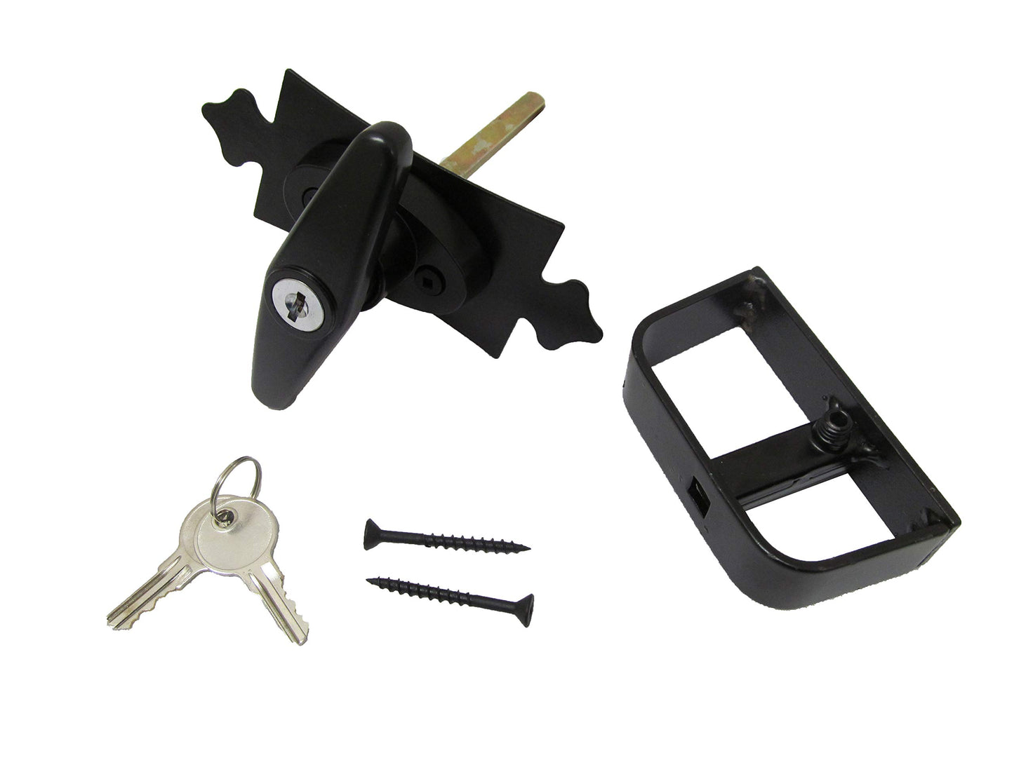 Shed Windows and More, Decorative Shed Door T Handle Lock Set 6-1/2" Stem