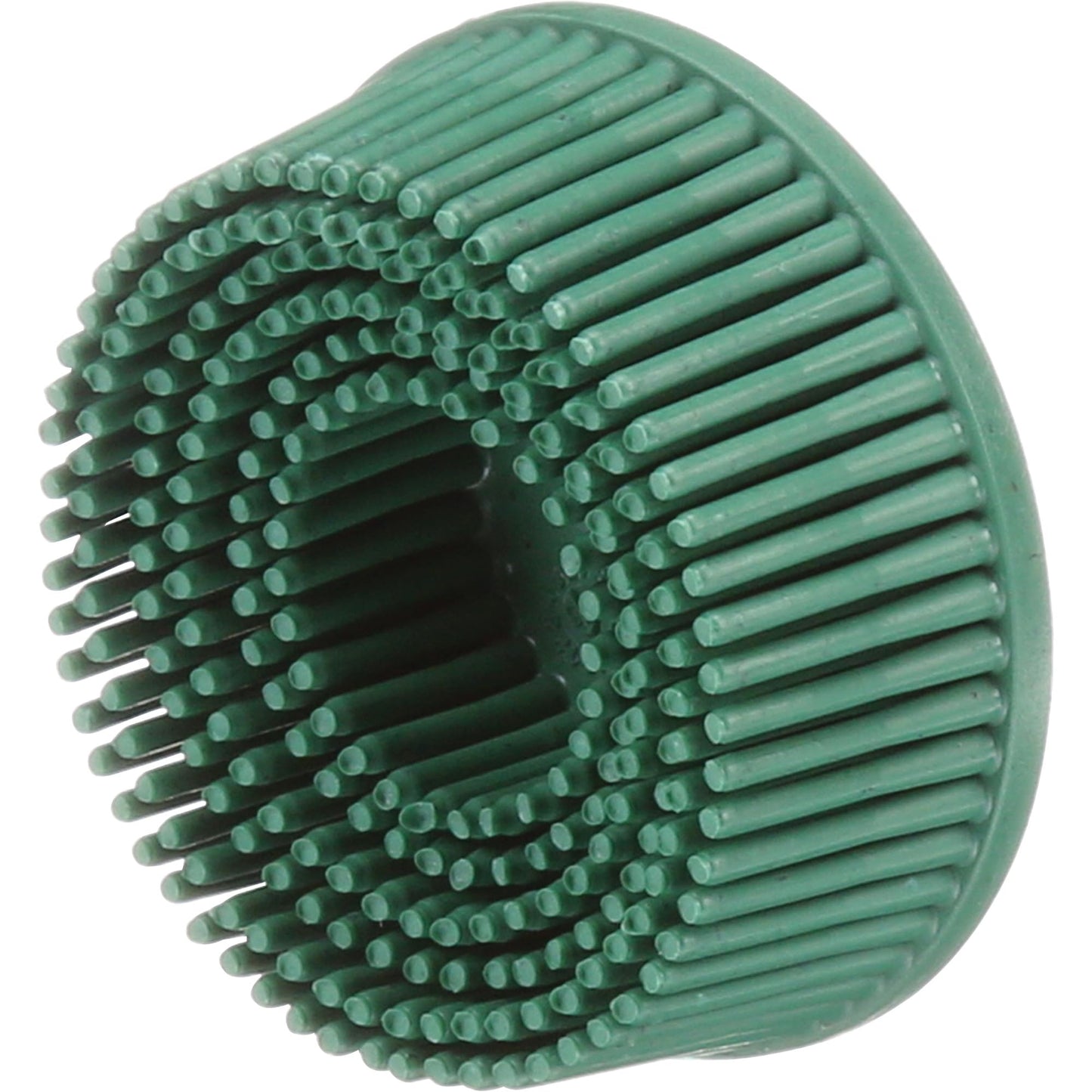 Scotch-Brite™ Roloc™ Bristle Disc, RD-ZB, 50, TR, Green, 2 in x 5/8 in, Tapered