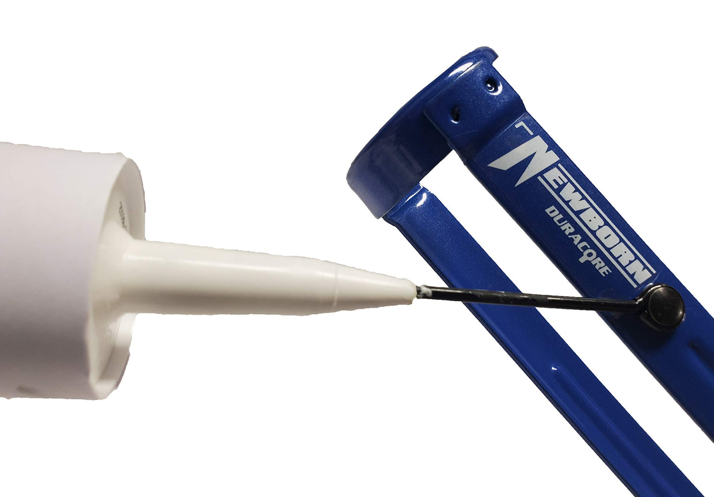 Newborn 250 Super Smooth Rod Revolving Frame Caulking Gun, 1/10-Gallon Cartridge Capacity, 18:1 Thrust Ratio