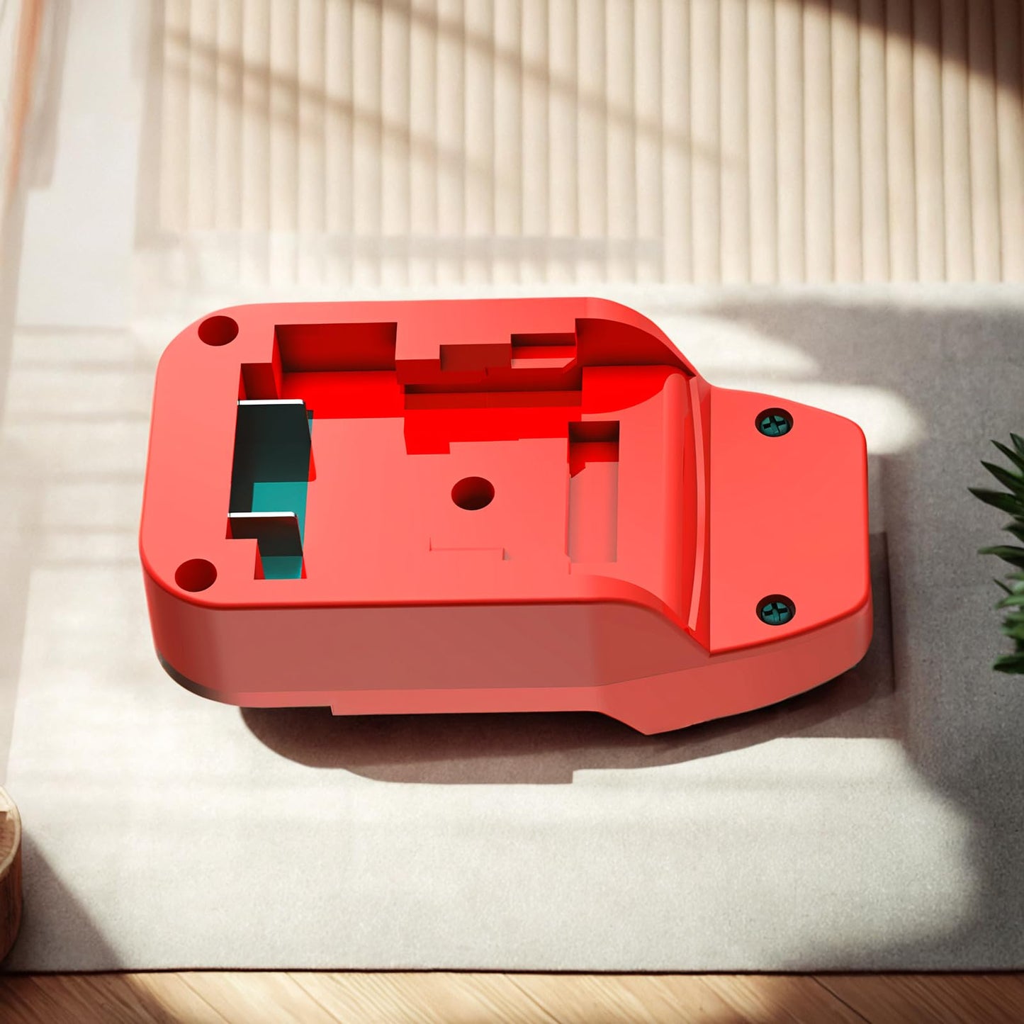 Adapter Upgrade for Bauer 20v Tools - Used for DeWalt 20v MAX Slider Li-Ion Batteries Installation and Power Supply - 1 Adapter Only