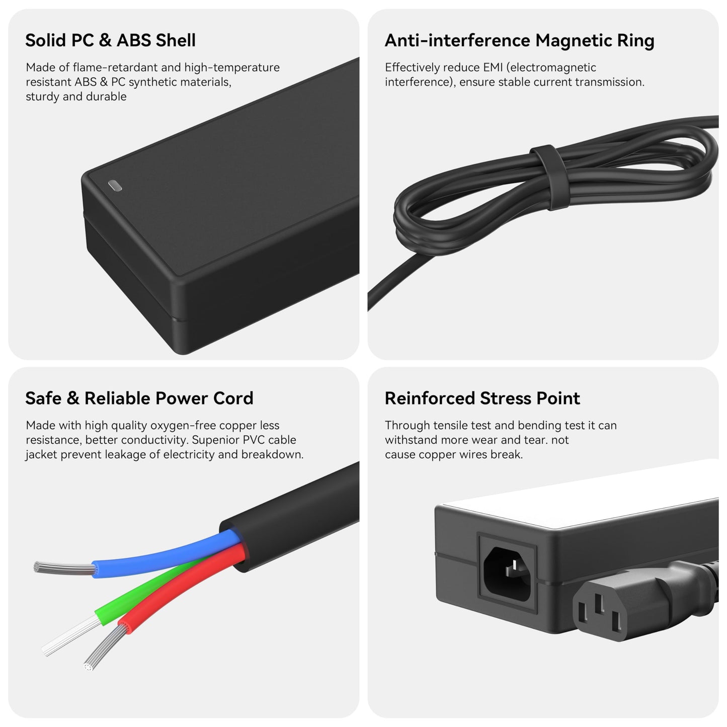 PAUTIX 24V DC Power Supply Adapter 24Volt 5A 120W AC to DC Converter Transformer 100-240V AC Input with 5.5 x 2.1mm US Plug for LED Strip, CCTV Camera