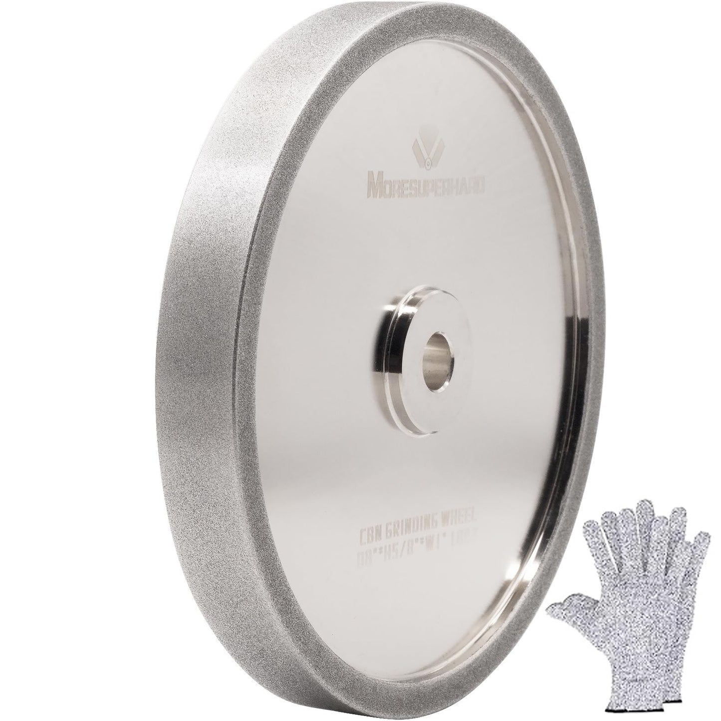 CBN Grinding Wheel 8 inch 180 Grit,1" Wide,5/8" Arbor,Suitable for All Kinds of 8 inch Bench Grinders(180 Grit)