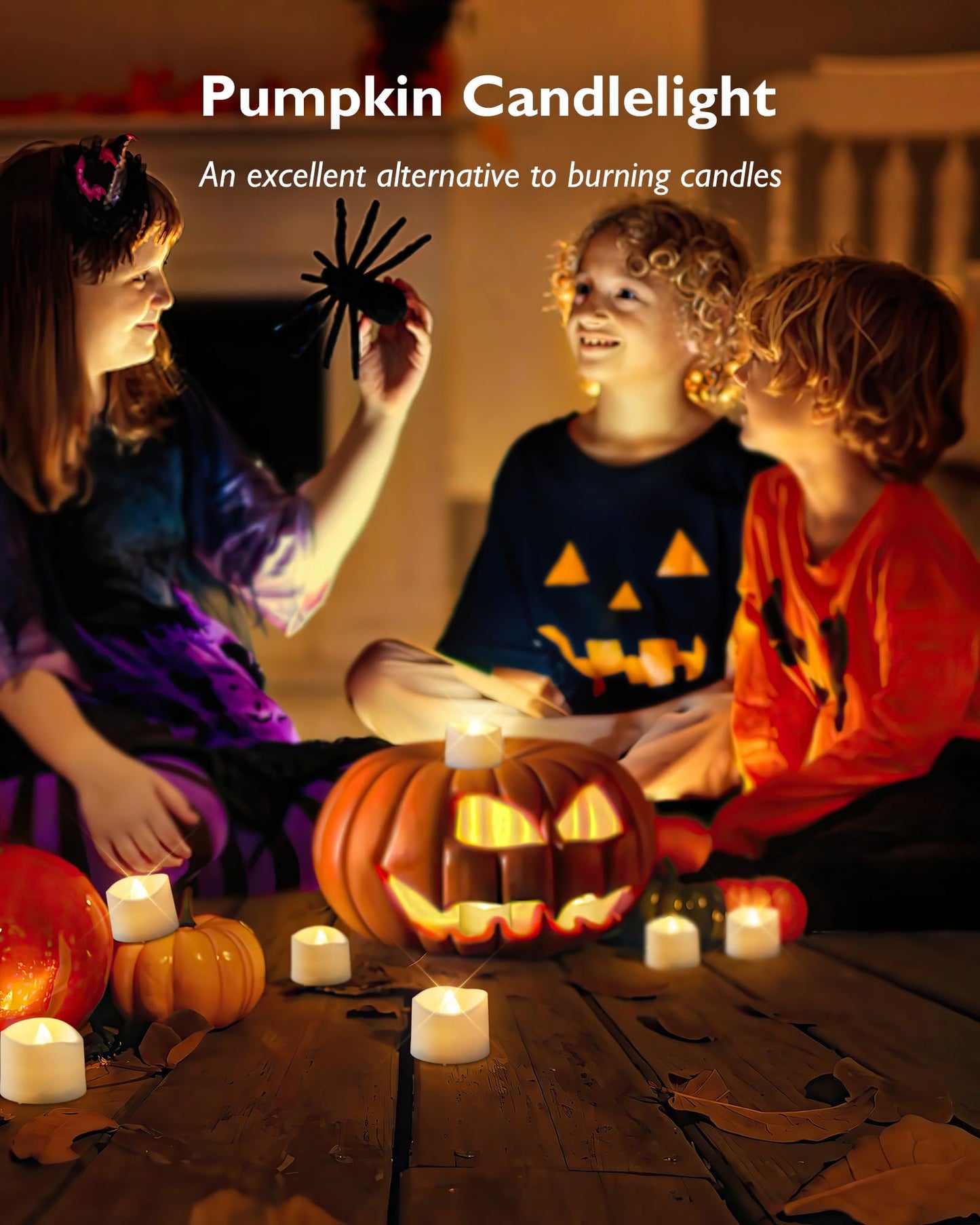 Homemory 12-Pack Flameless LED Tea Light Candles, 6H Auto Timer, Battery Operated Tealights for Table, Lanterns & Holiday Decor