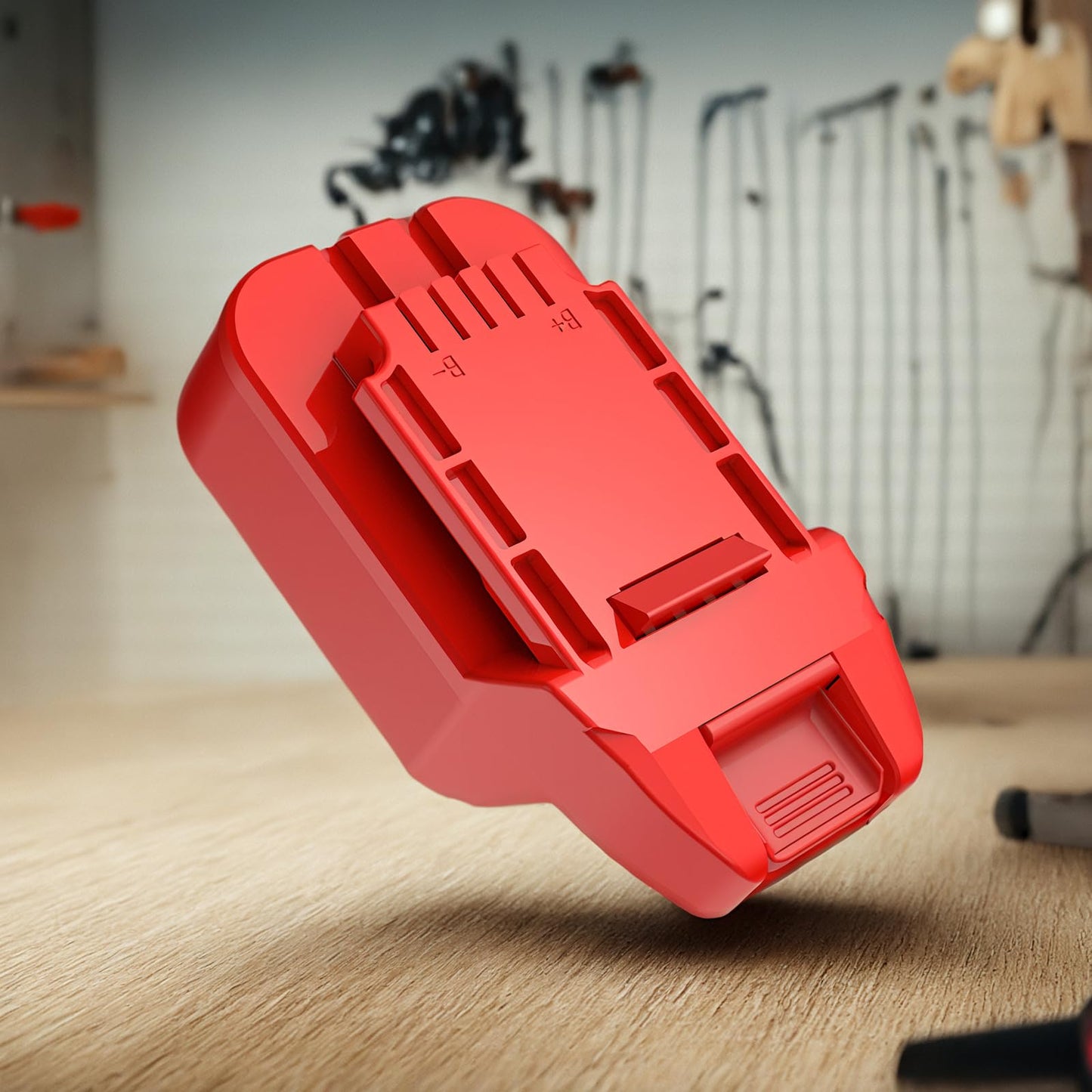 Adapter Upgrade for Bauer 20v Tools - Used for DeWalt 20v MAX Slider Li-Ion Batteries Installation and Power Supply - 1 Adapter Only