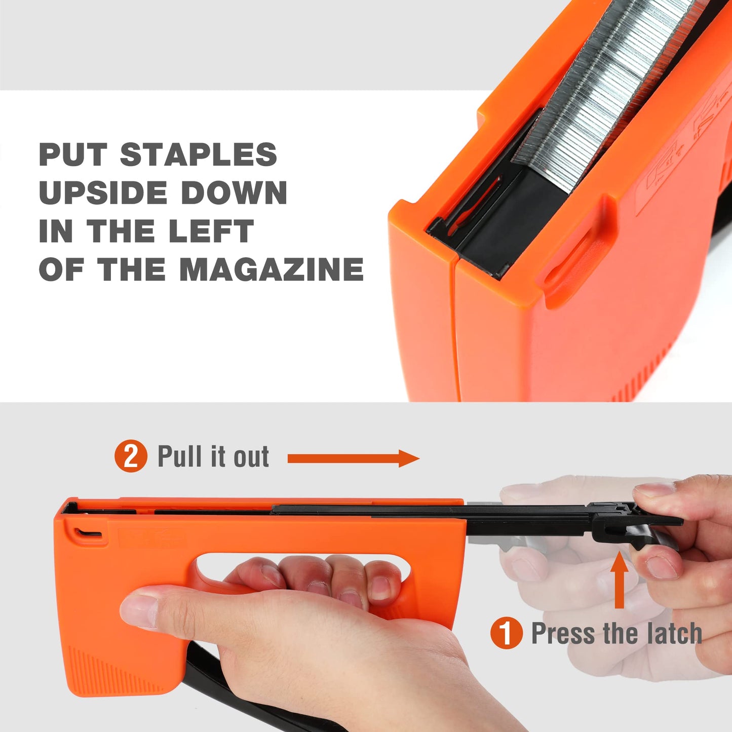 VALUEMAX Light-Duty Staple Gun Kit with 1600 5/16'' Staples, Manual JT21, for Upholstery, Furniture, DIY, and Home Repairs