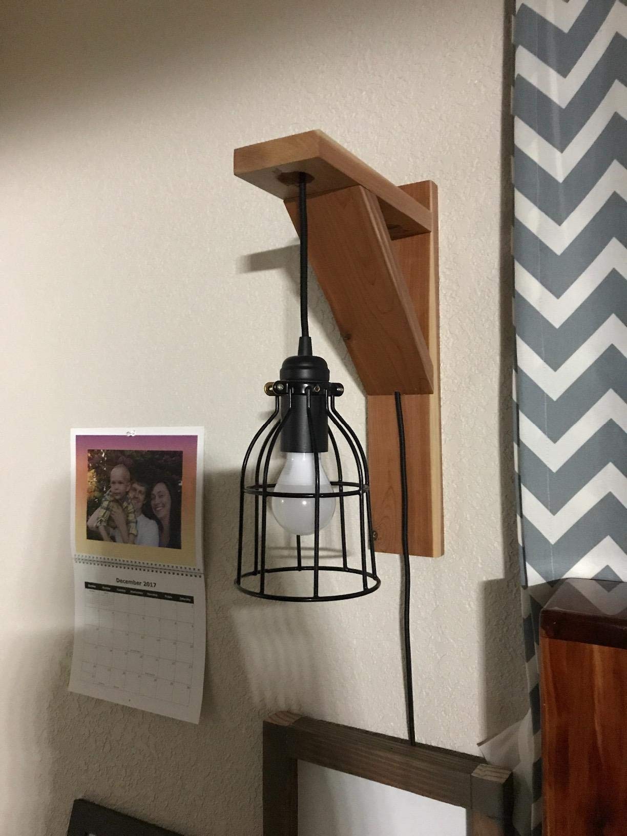 **XIDING Farmhouse Vintage Industrial Wire Cage Lamp Guard, Adjustable Open-Style Metal Pendant Shade Replacement, DIY Accessories, Pack of 4**