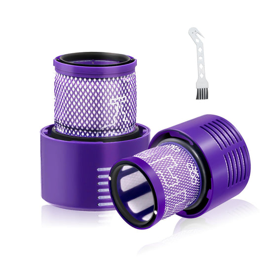 2-Pack Replacement Filters for Dyson V10 Series (Animal, Absolute, Total Clean, Motorhead) SV12 SV27, Part 969082-01