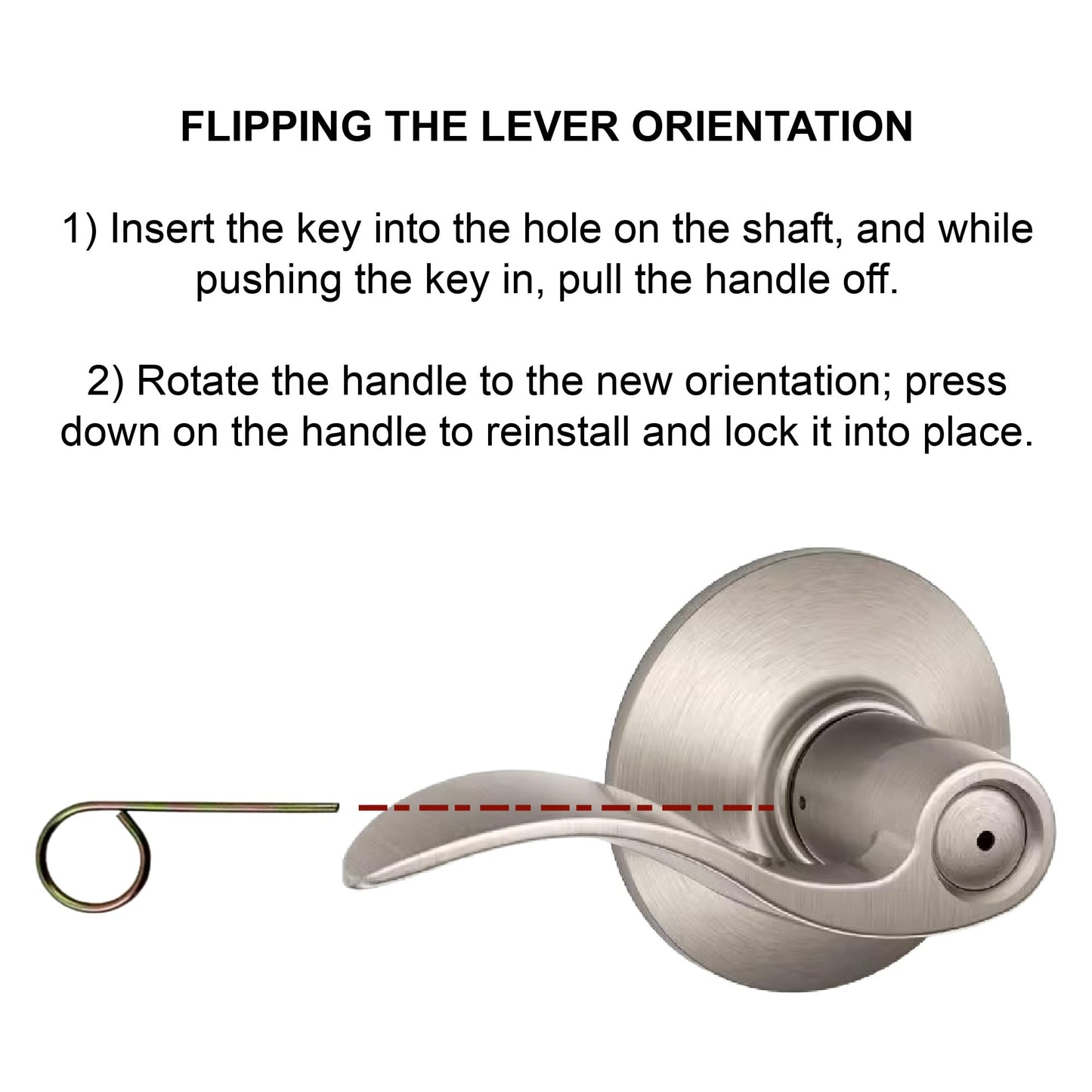 Schlage M504-271 Interior Bedroom Bathroom Emergency Door Lock Key Pin 5 Pack