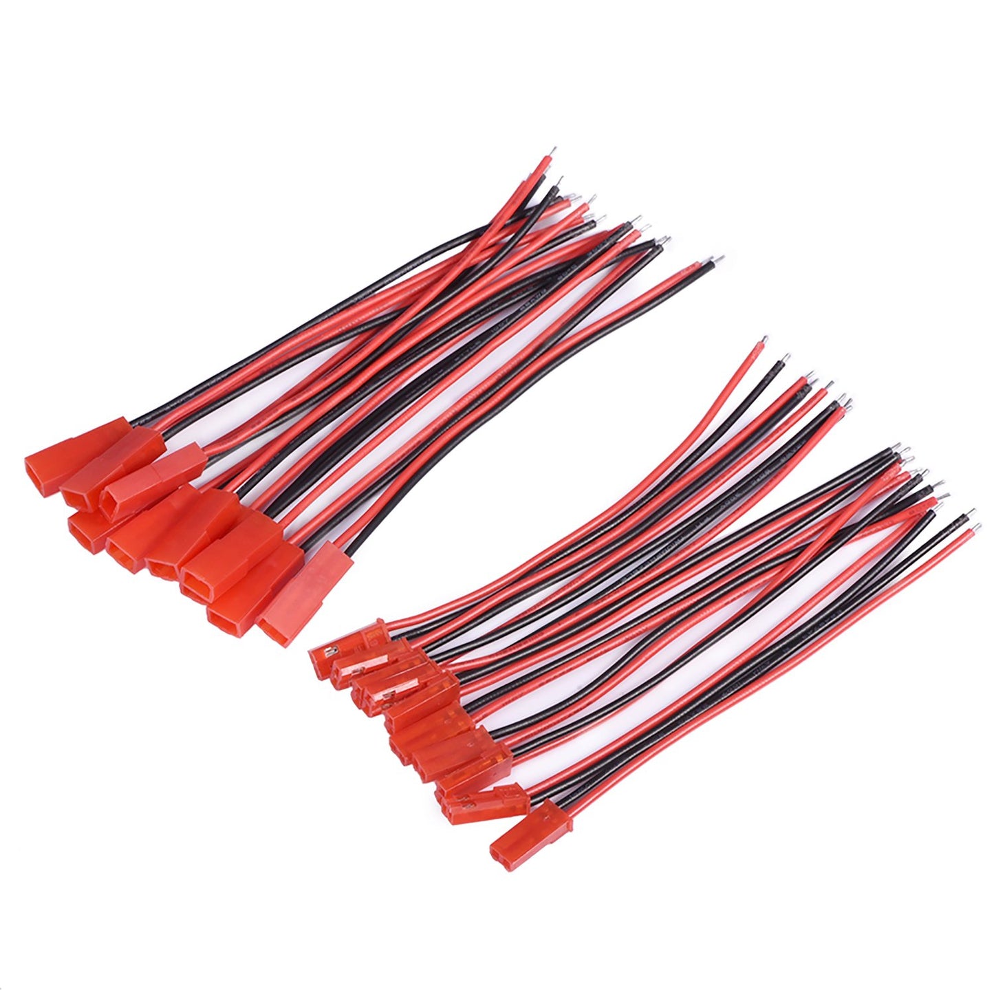 EBOOT 20 AWG Plug Connector 2 Pin Male Female Plug Connector Cable Wire for LED Lamp Strip RC Toys Battery, 10 Pairs