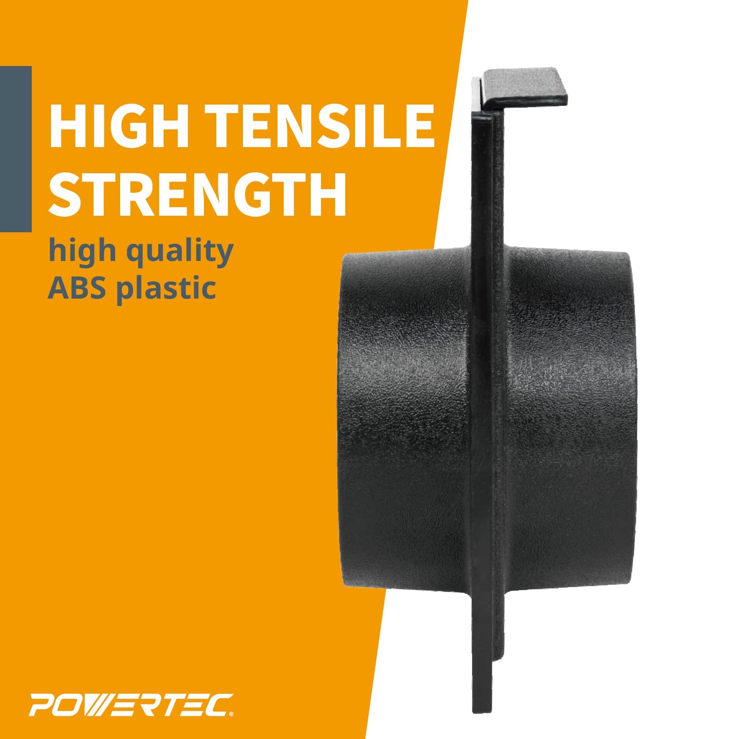 POWERTEC 70108 4 Inch Blast Gate for Dust Collector, Dust Collection Fittings