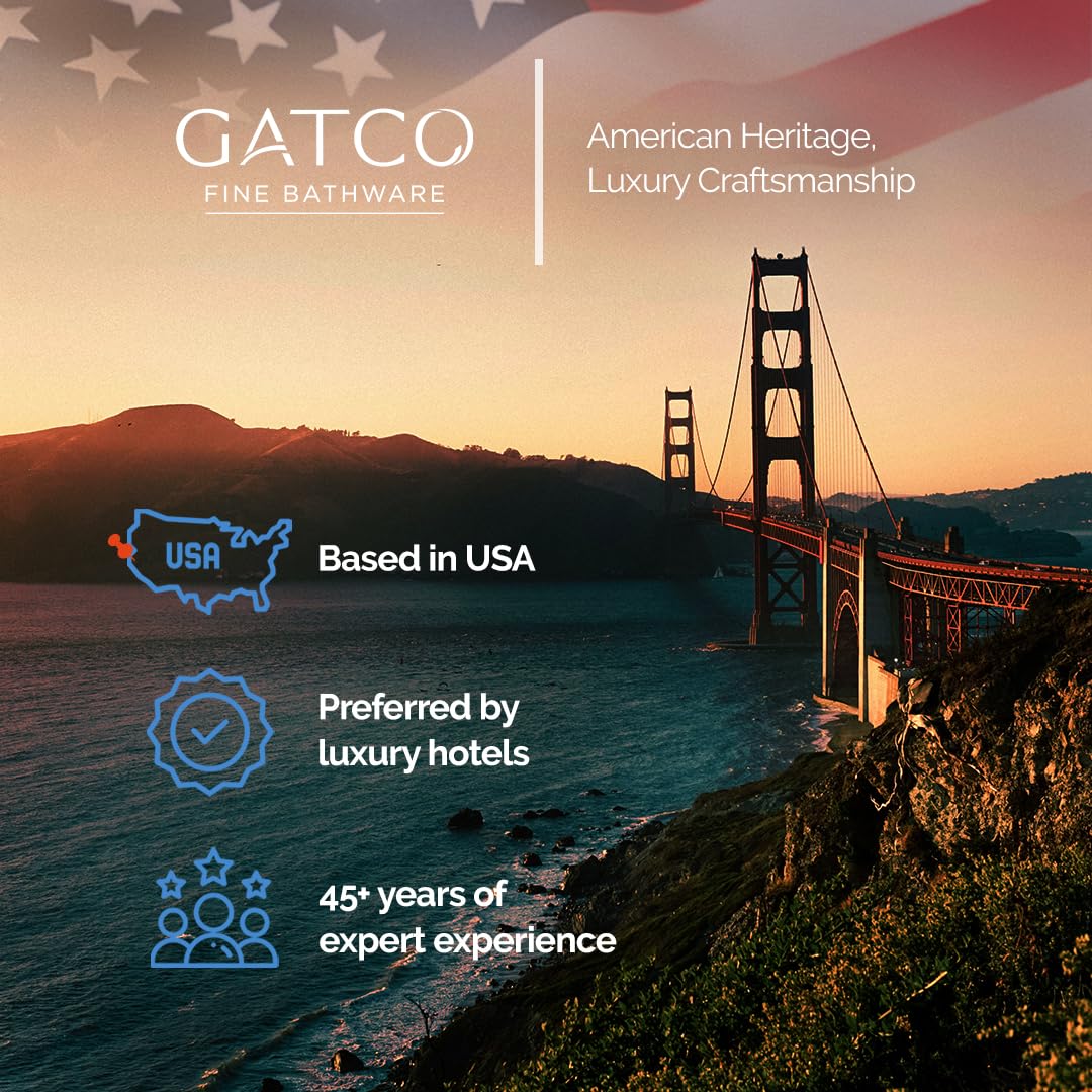 Gatco 1436MX, Freestanding Toilet Paper Holder, 22” H, Matte Black/Floor Standing Weighted Base Toilet Paper Holder Stand