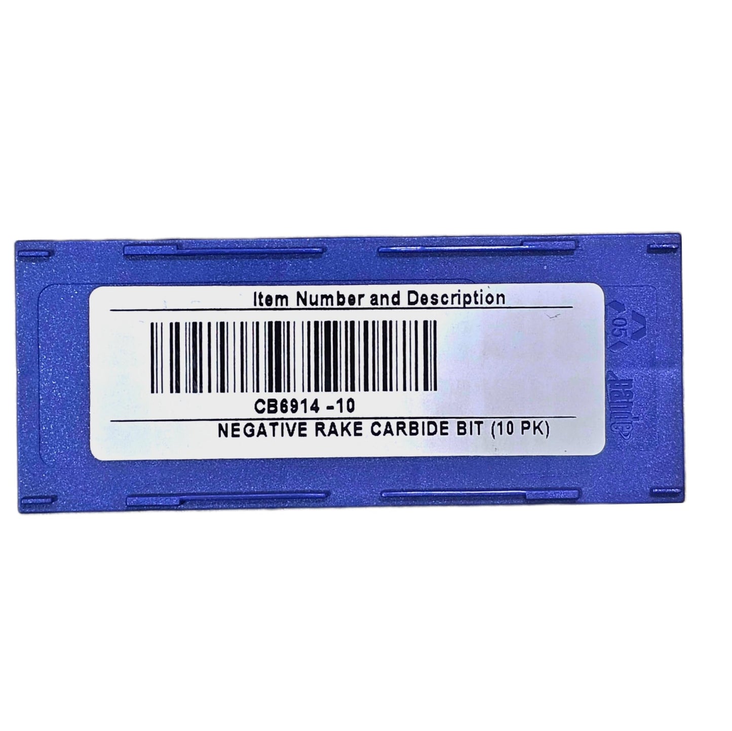 C-HORSE CB6914 Negative-Rake Carbide Brake Lathe Bits, 10-Pack Replacement Tips for Ammco 1000/2002/3000 & Hunter BL500/BL505