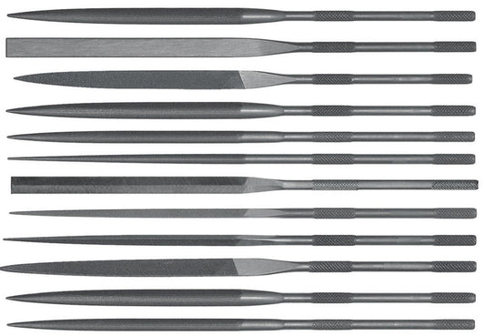 Grobet Swiss Pattern Needle Files 5-1/2 Inch Cut 2 Set of 12