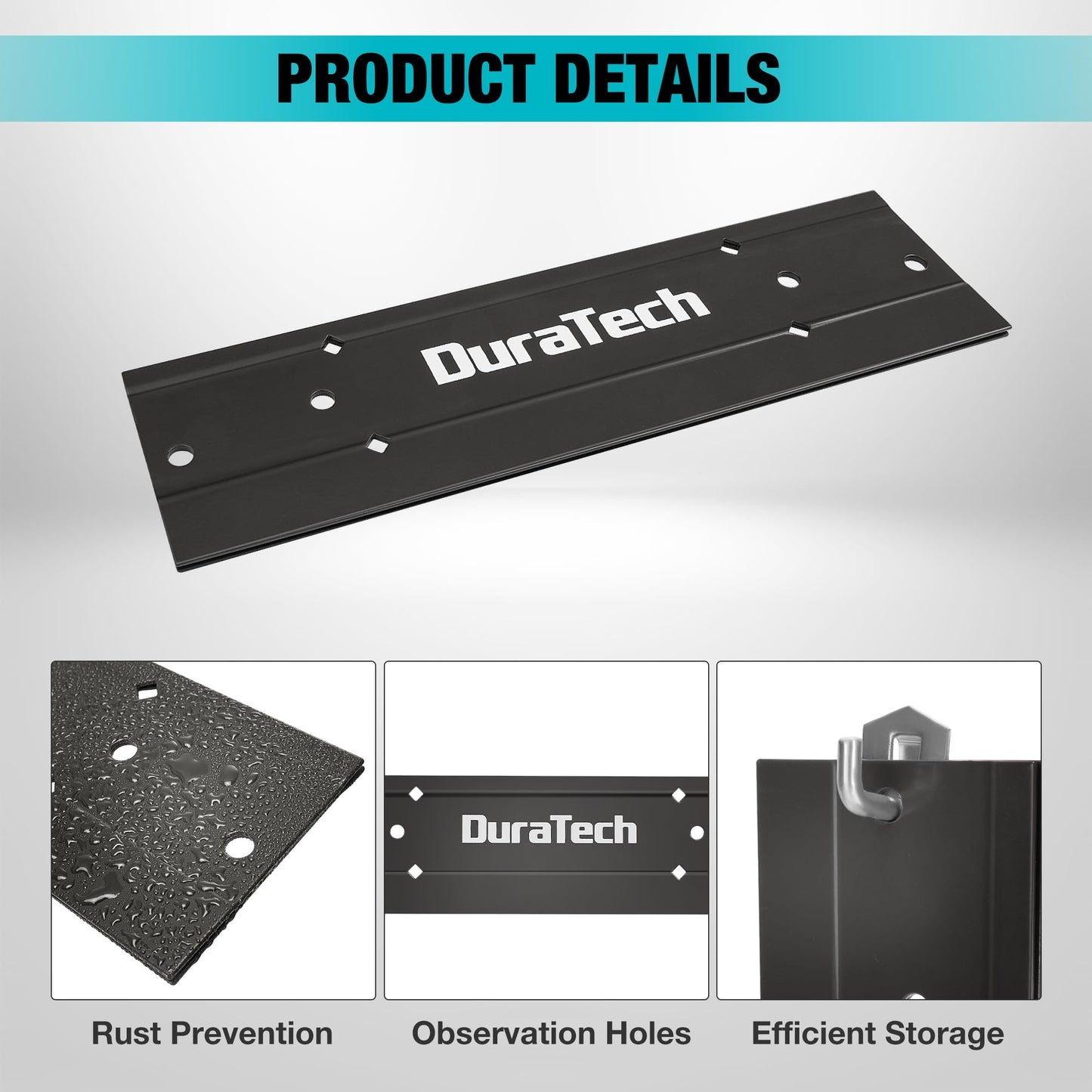 DURATECH 12" Sheet Metal Bender, Hand Seamer Folding Tool with 3/8" & 1" Folds for HVAC, Roofing & Metal Fabrication