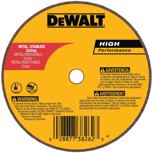 DeWalt DW8711 A60T Wheel, 3-Inch X 1/16-Inch X 3/8-Inch