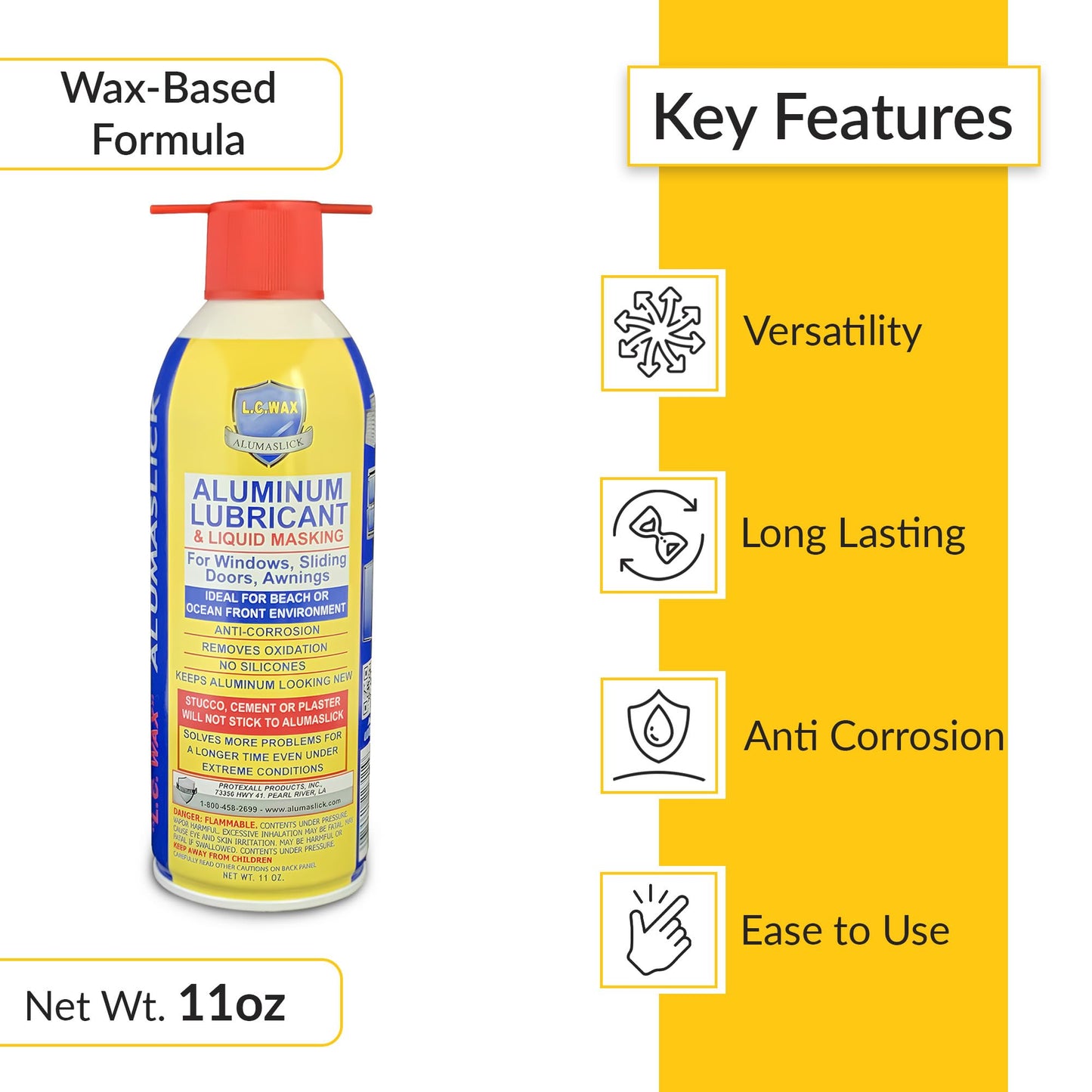 Brixwell 59-50 Lc Wax Aerosol Lubricant 11oz chm 57-11oz
