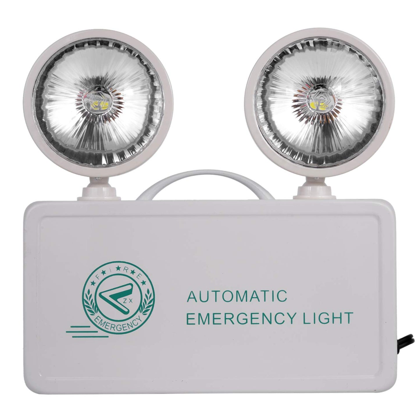 OTYTY 2-Pack LED Emergency Lights for Home, Battery Backup, 2 Adjustable Heads, 200 Lumens, 180-Min Runtime, UL Certified