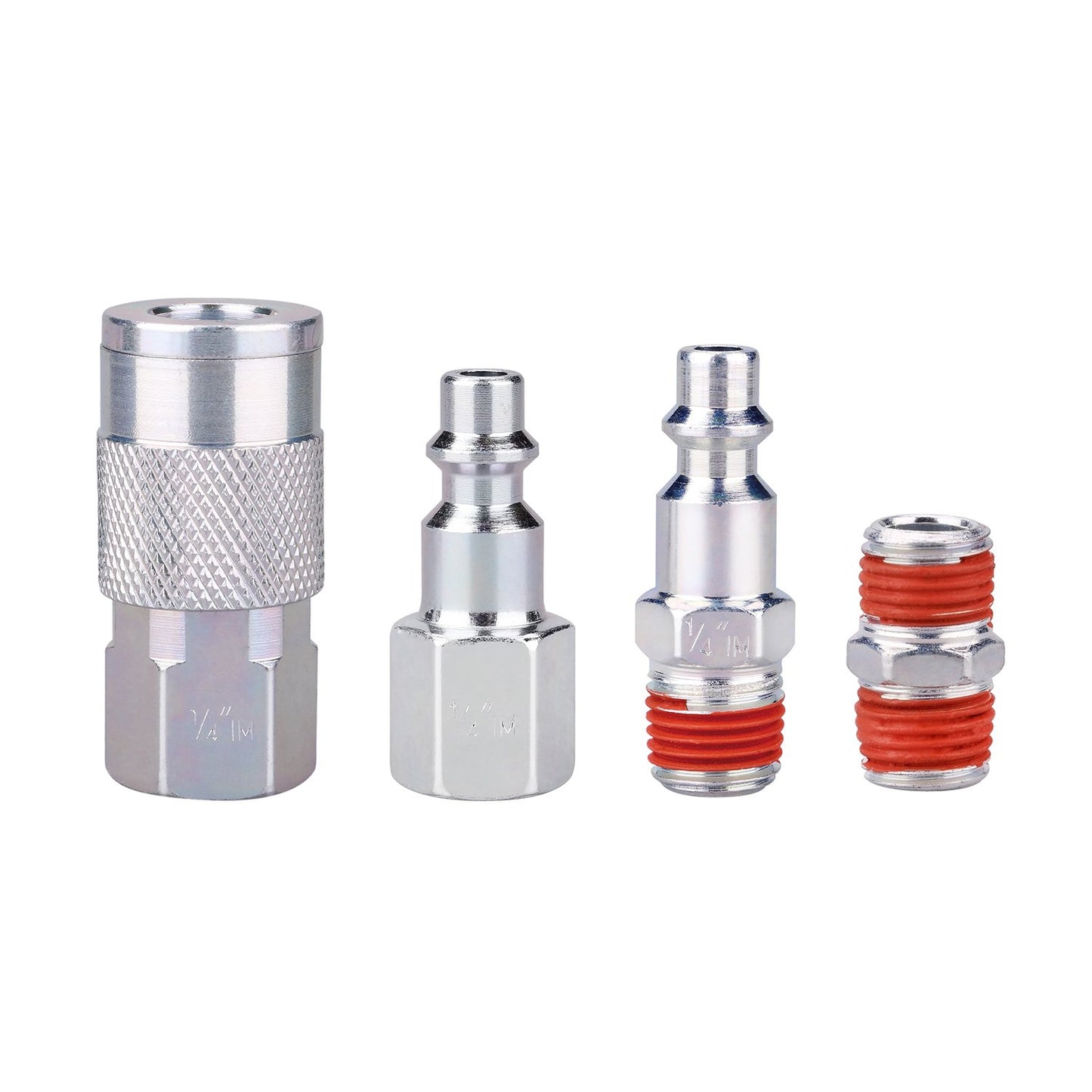 WYNNsky 1/4 Inch NPT Air Accessory Kit - 20 Piece, Air Compressor Hose Tool Kit with Coil PU Hose/Blow Gun/Tire Gauge/Storage Case