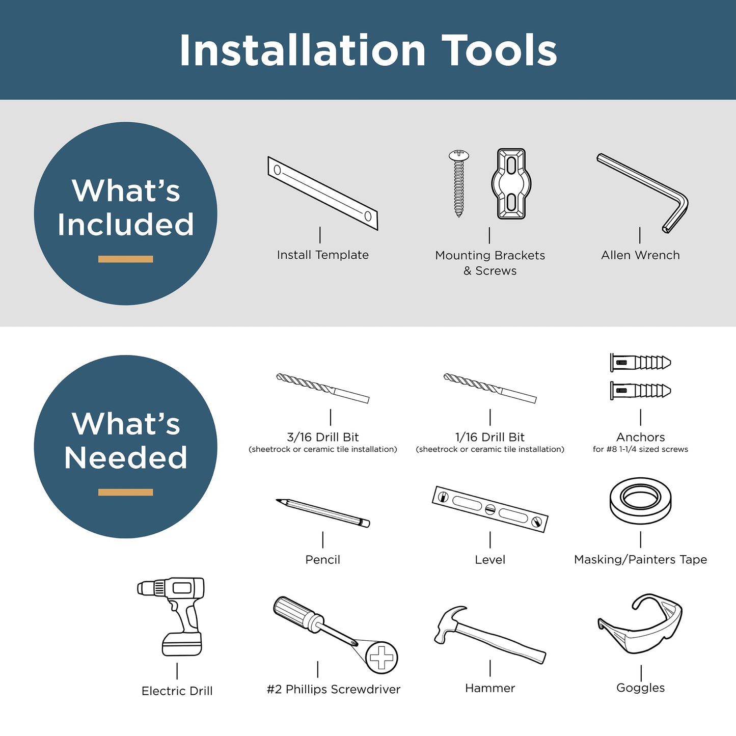 Franklin Brass Voisin (1-Pack) Hand Towel Ring Satin Gold Holder for Wall Mount Round Hanger for Kitchen, Bathroom Accessories VOI46-BB