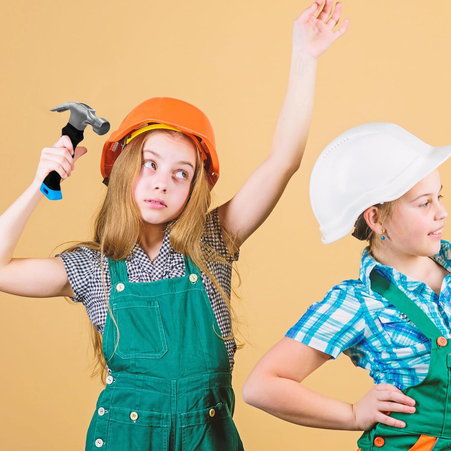 Acooruiteng 8oz Claw Hammer, Small Stubby Hammer with Anti-Slip Handle for DIY, Camping, Craft, Indoor & Outdoor Use