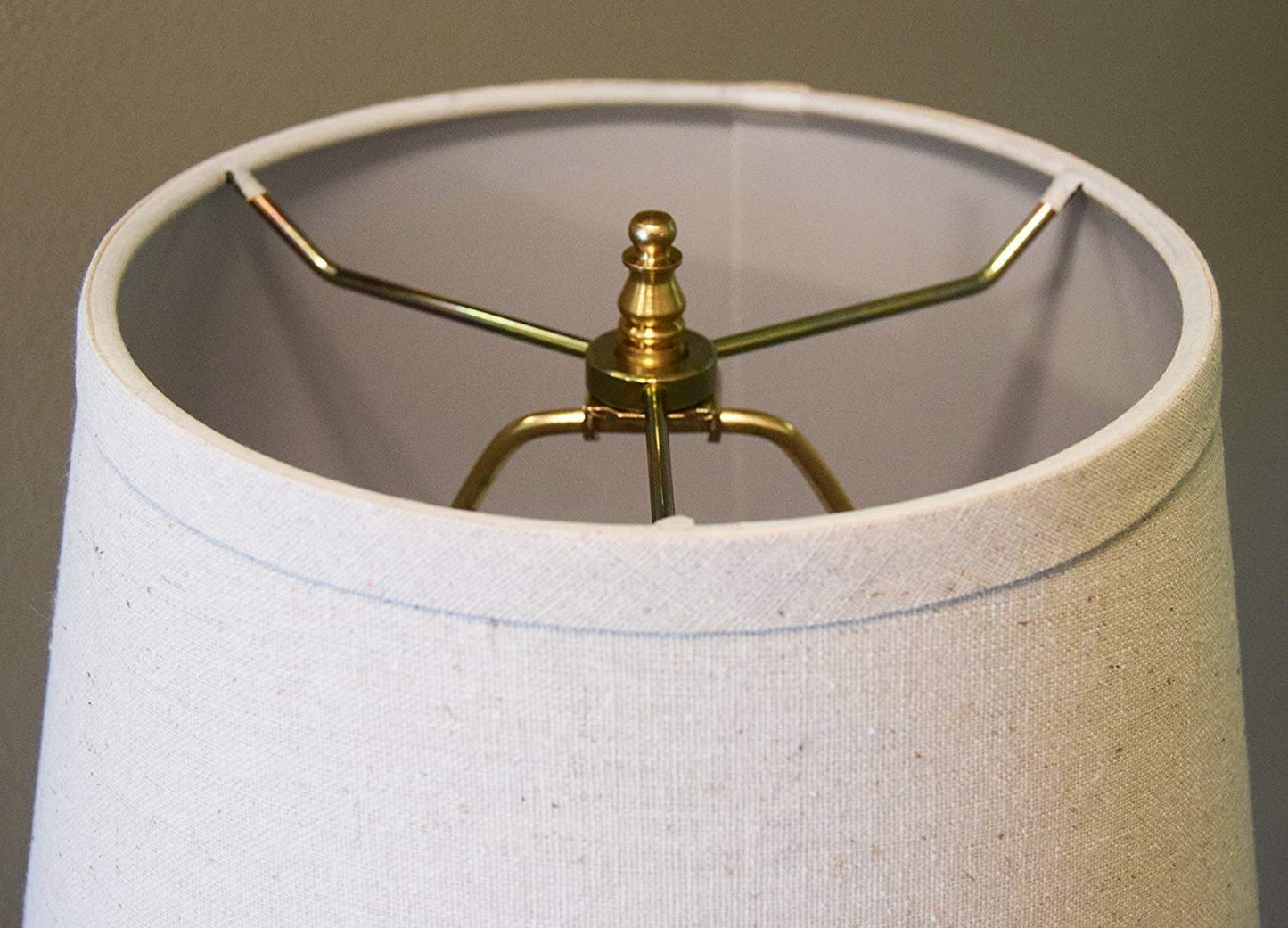 Creative Hobbies® ELY505 Solid Brass Finial for Lamp Shades, 1 Inch Tall -Pack of 2