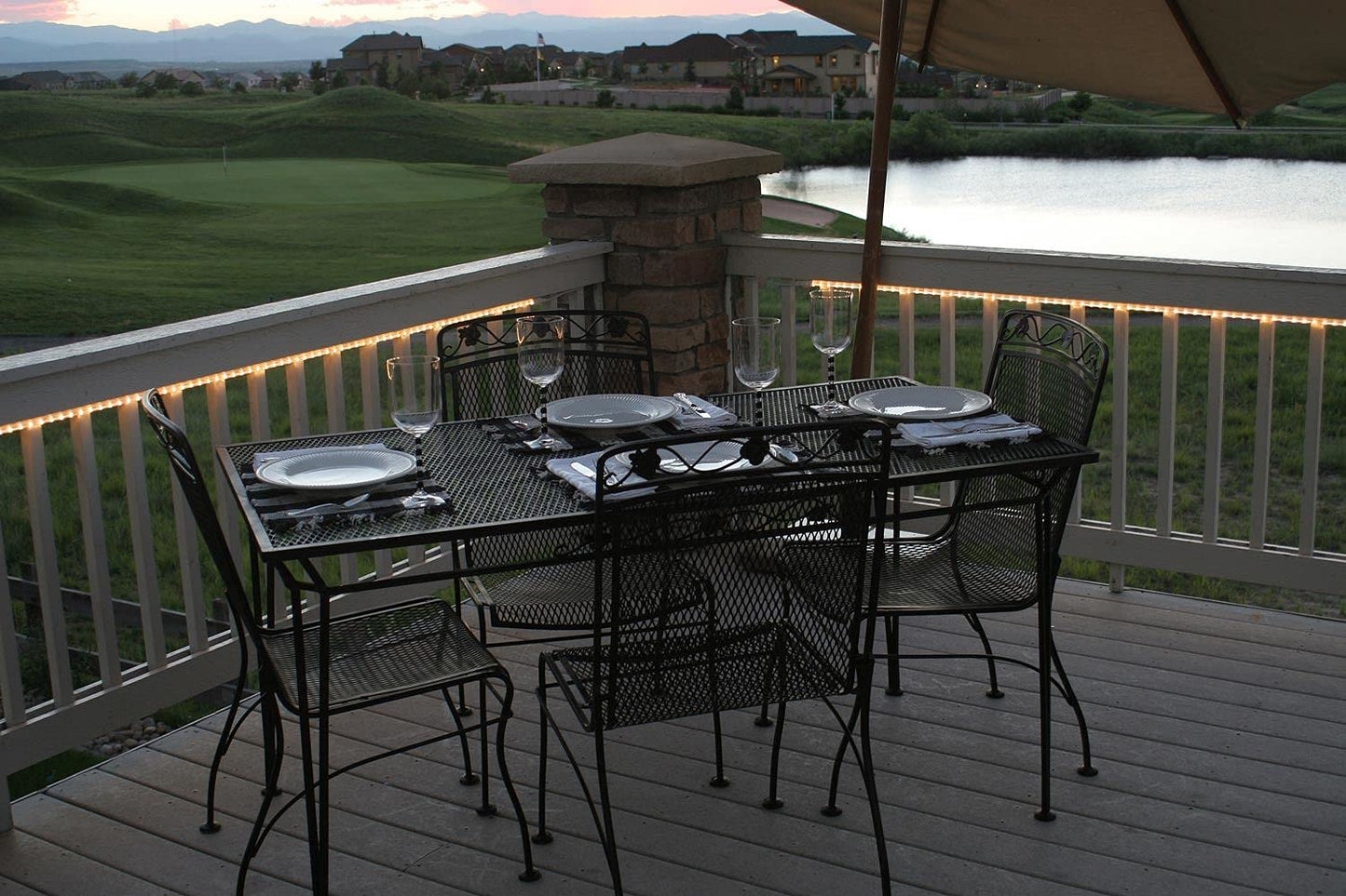 Novelty Lights 40 Pack 3/8in Rope Light Track, 3 Feet Clear PVC Mounting Channels for Indoor or Outdoor Rope Lights, UV Treated, 360 Degree Lighting