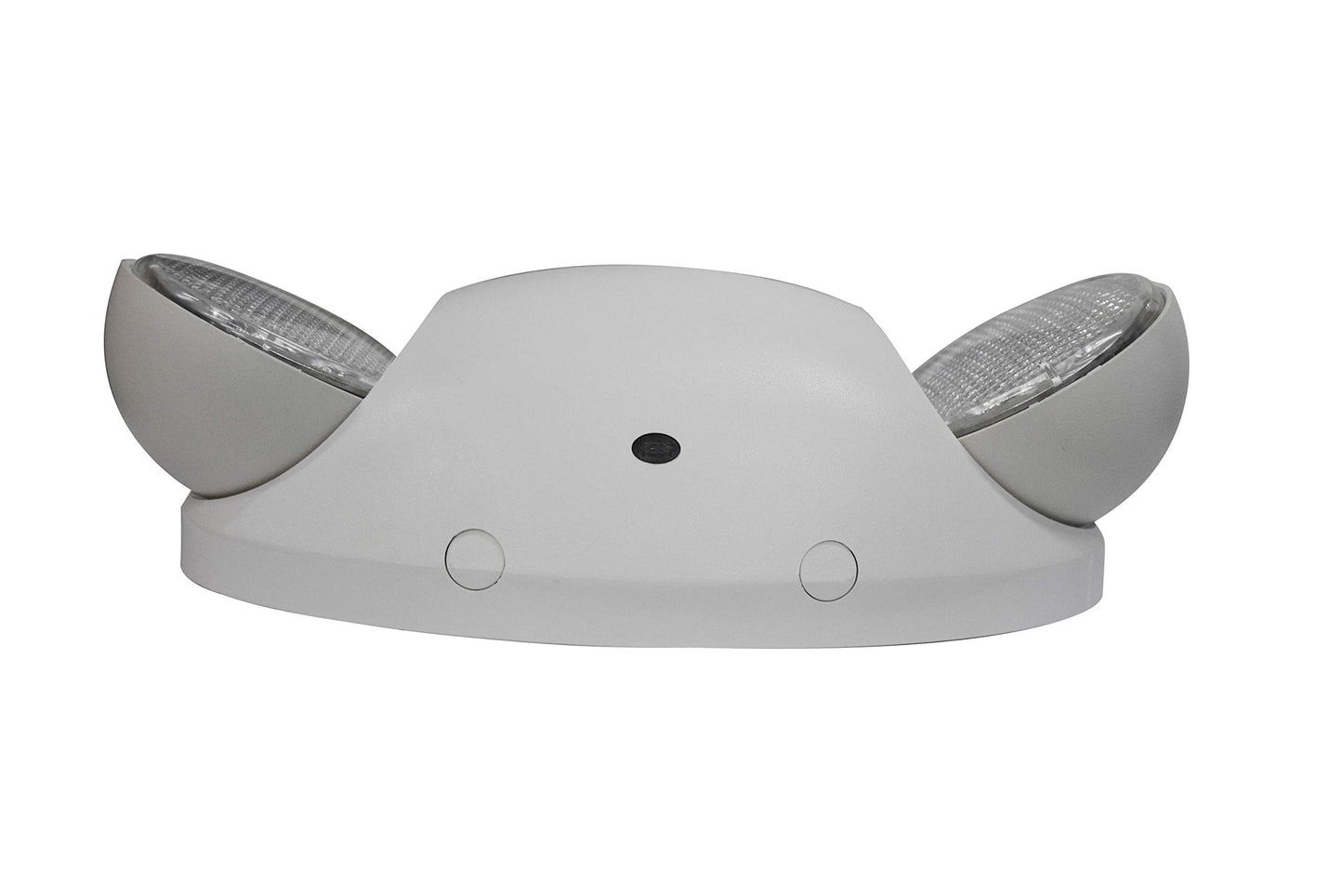 LIT-PaTH LED Emergency Light with 2 Bug Eye Heads, Backup Battery, UL 924 & CEC Certified, 120/277V, White, 1-Pack