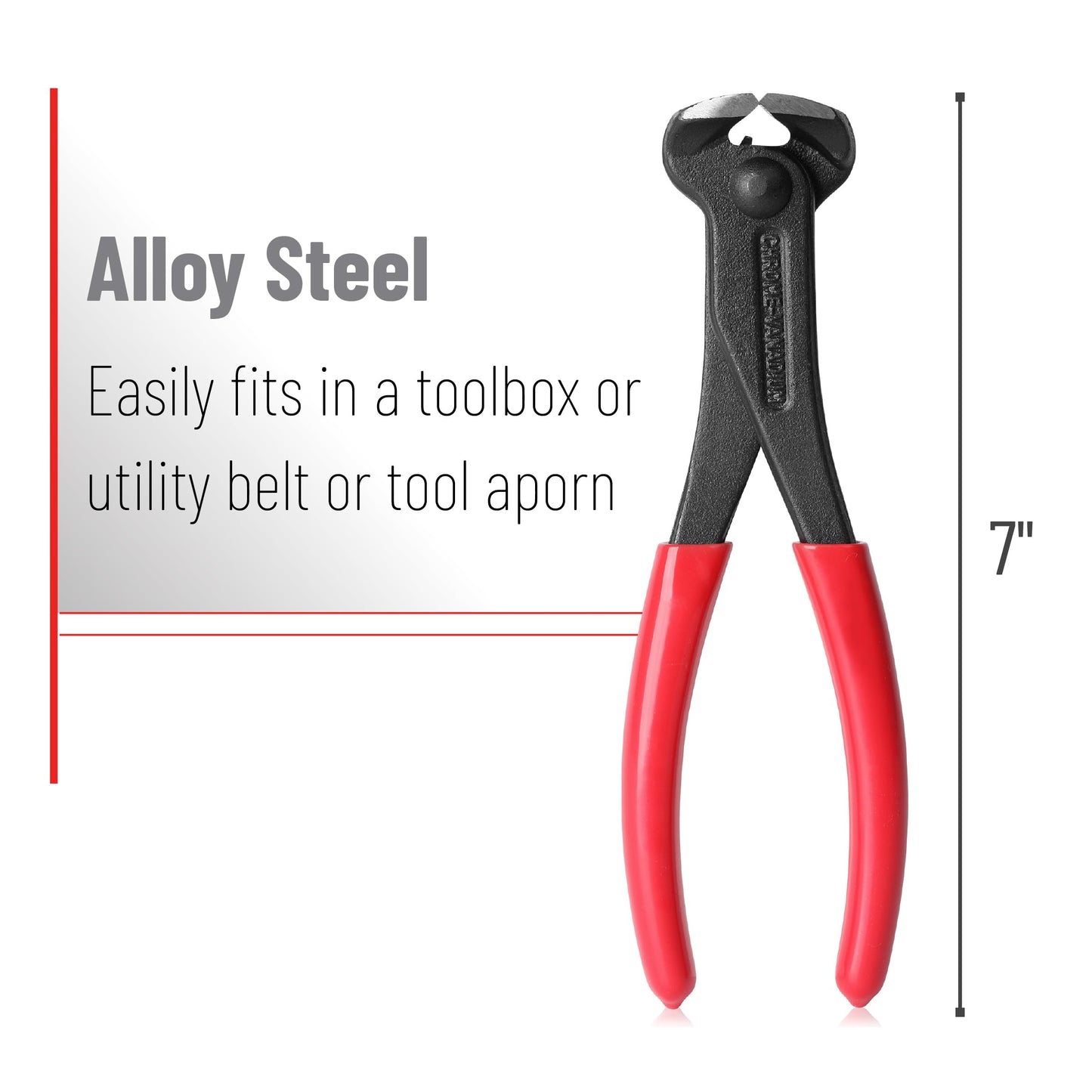 Bates Nail Puller - Cat's Paw Nail Puller & Remover, End Cutting Pliers, Staple Puller, Carpenter's Tool