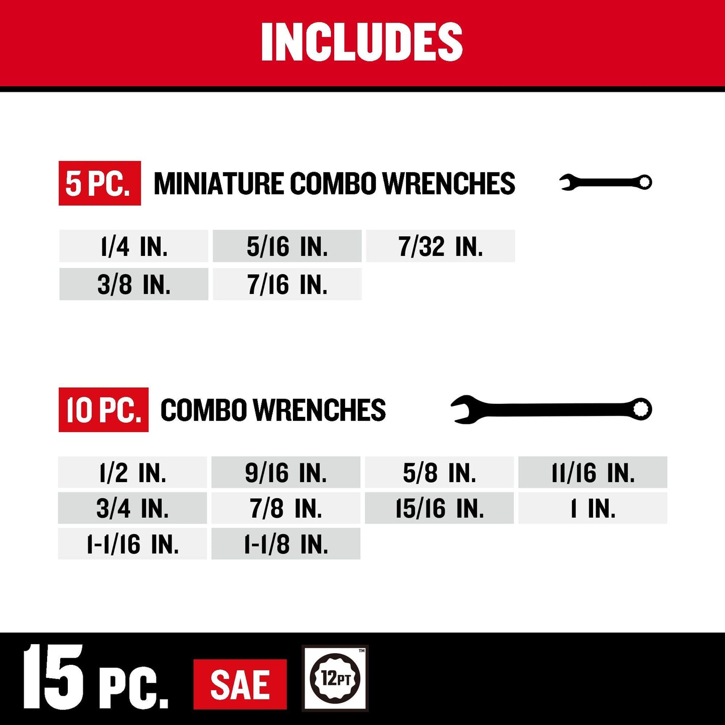 CRAFTSMAN Wrench Set, SAE / Metric, 32-Piece (CMMT12080)