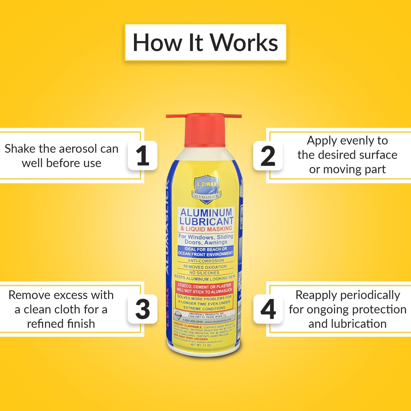 Brixwell 59-50 Lc Wax Aerosol Lubricant 11oz chm 57-11oz