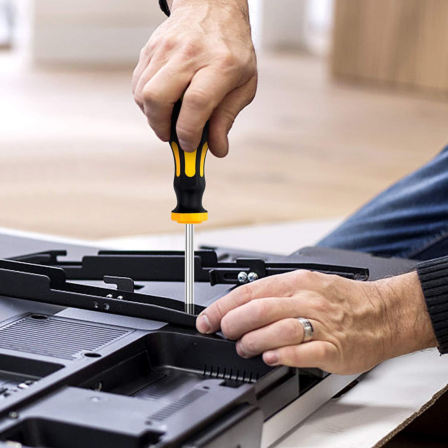 Amartisan 43-Piece Magnetic Screwdriver Set with Case – Slotted, Phillips, Hex, Torx, Pozidriv, Precision, Magnetizer/Demagnetizer Tools