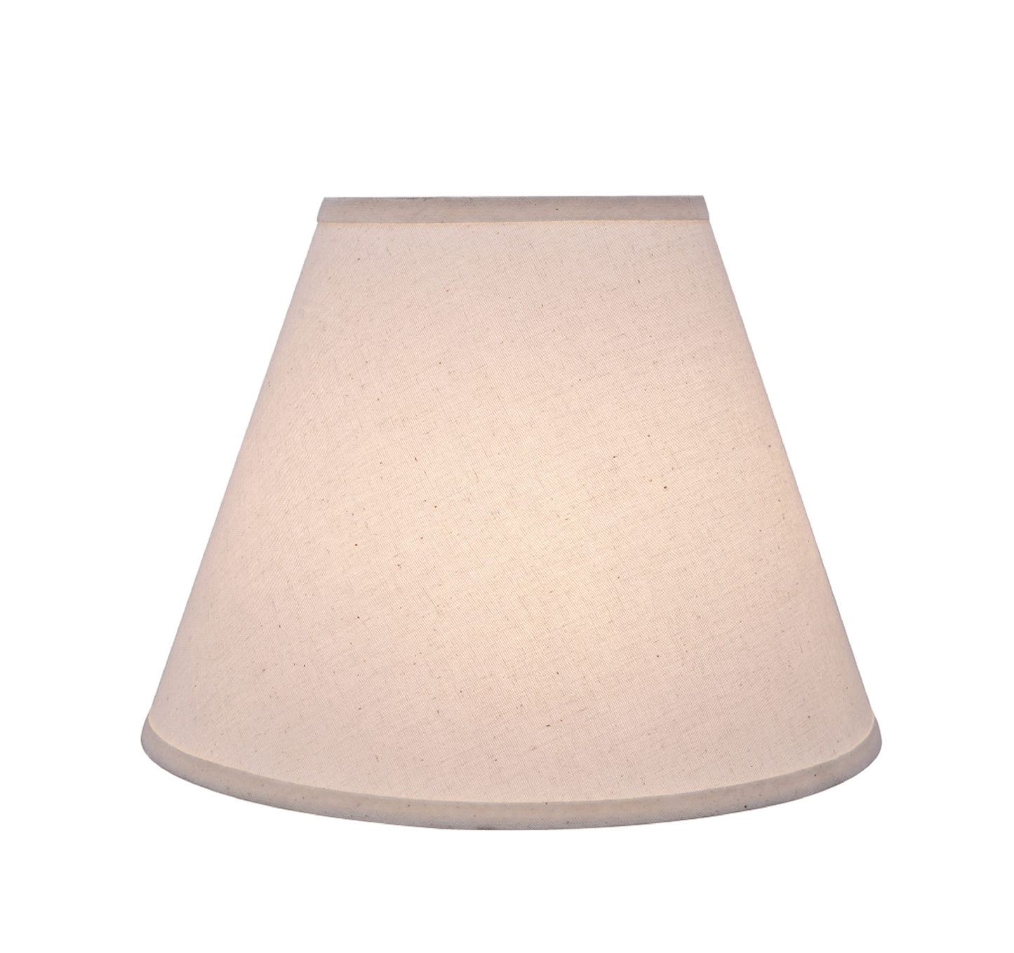 Aspen Creative 32197A Transitional Empire Shape Spider Construction Lamp Shade in Frost, 6" Top x 12" Bottom x 9" Slant Height