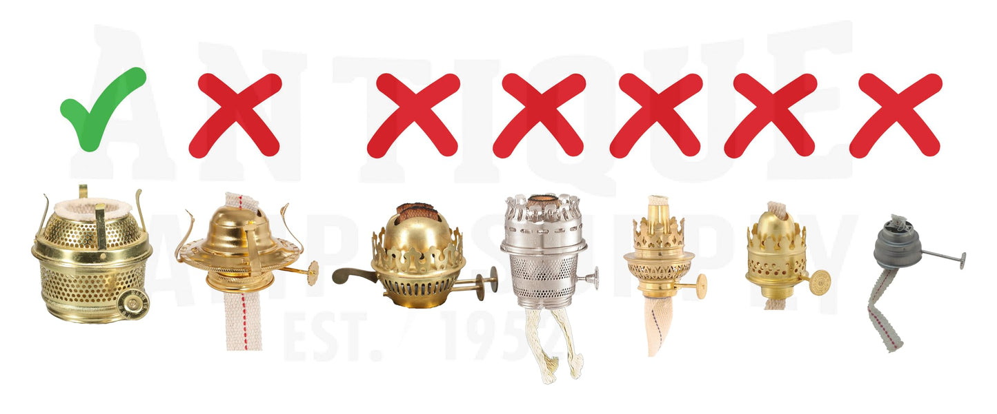 B&P Lamp® 2 5/8 Inch by 10 Inch Clear Glass Lamp Chimney for Rayo & Central Draft Burners on Vintage and Antique Style Globes