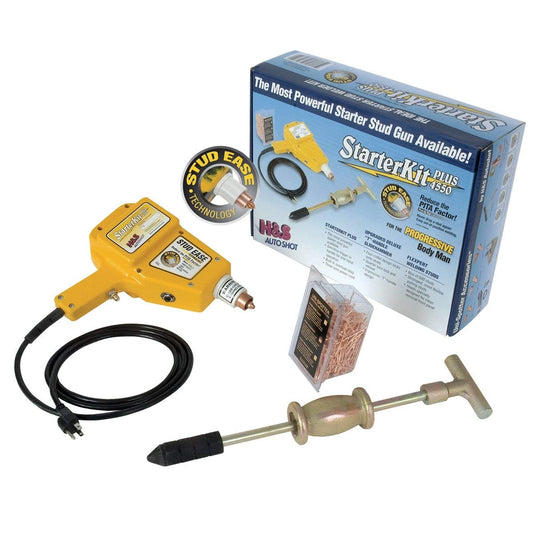 H & S Autoshot 4550 Starter Plus Stud Welder Kit , yellow